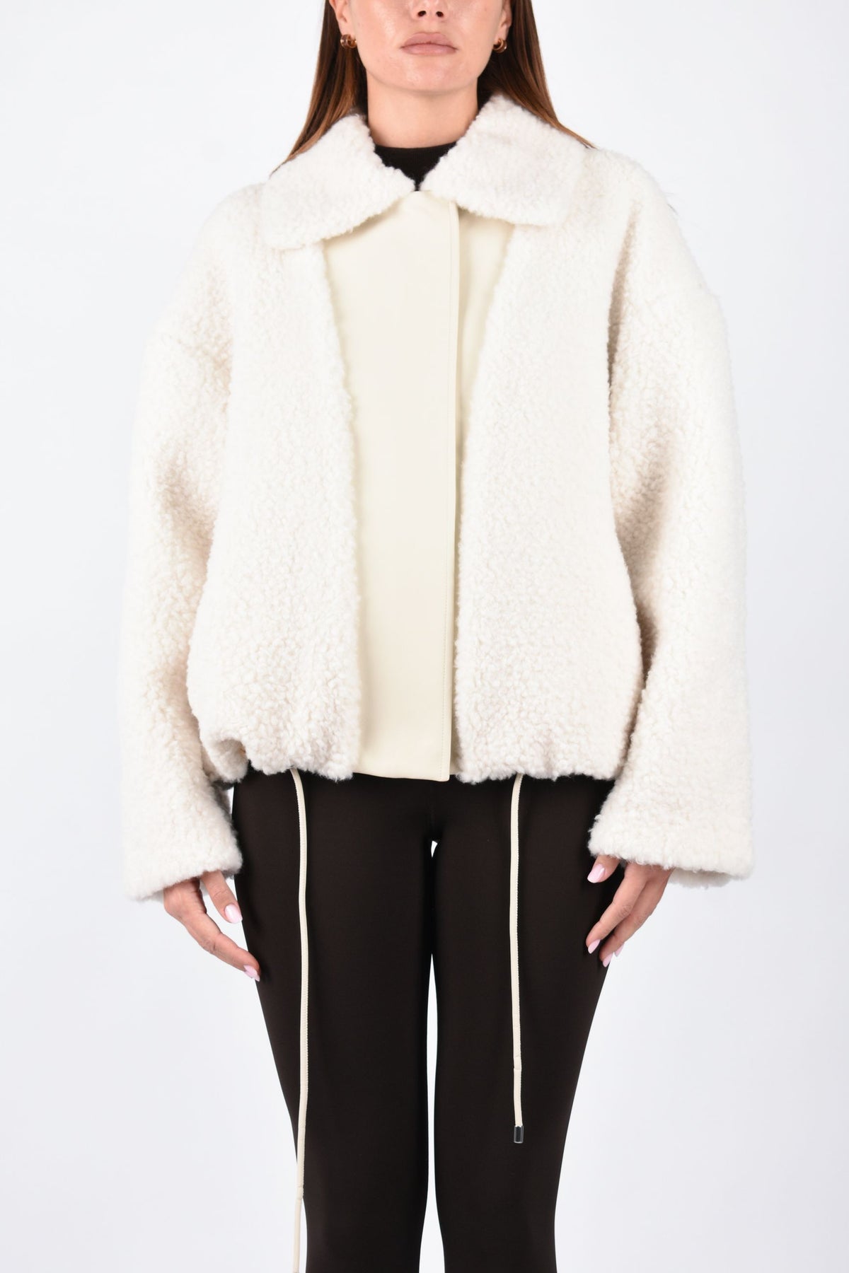 Giacca corta in jersey furry FILTRO 2622906012