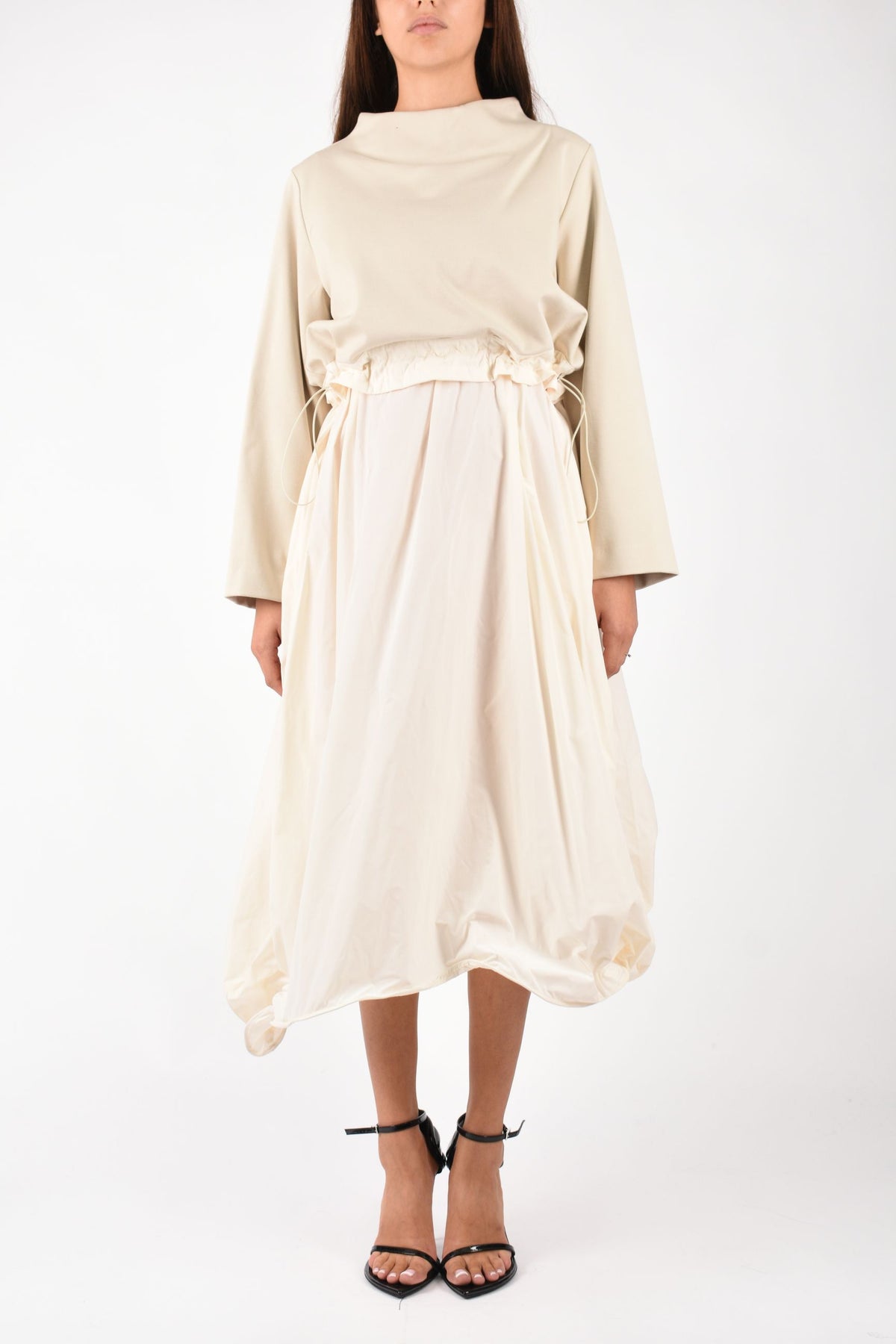 ABITO LUNGO IN TAFFETA M6FB06