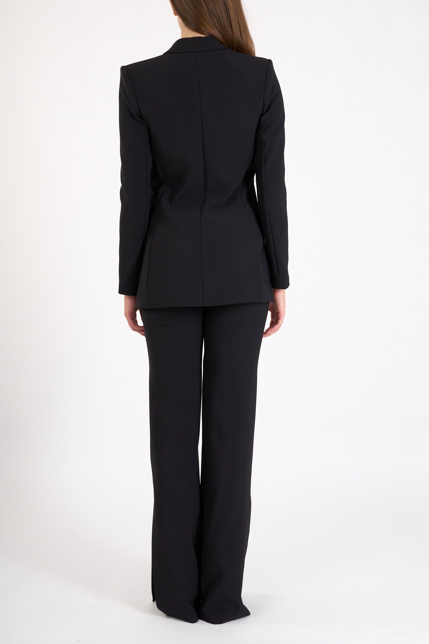 tailleur in doppio crepe stretch