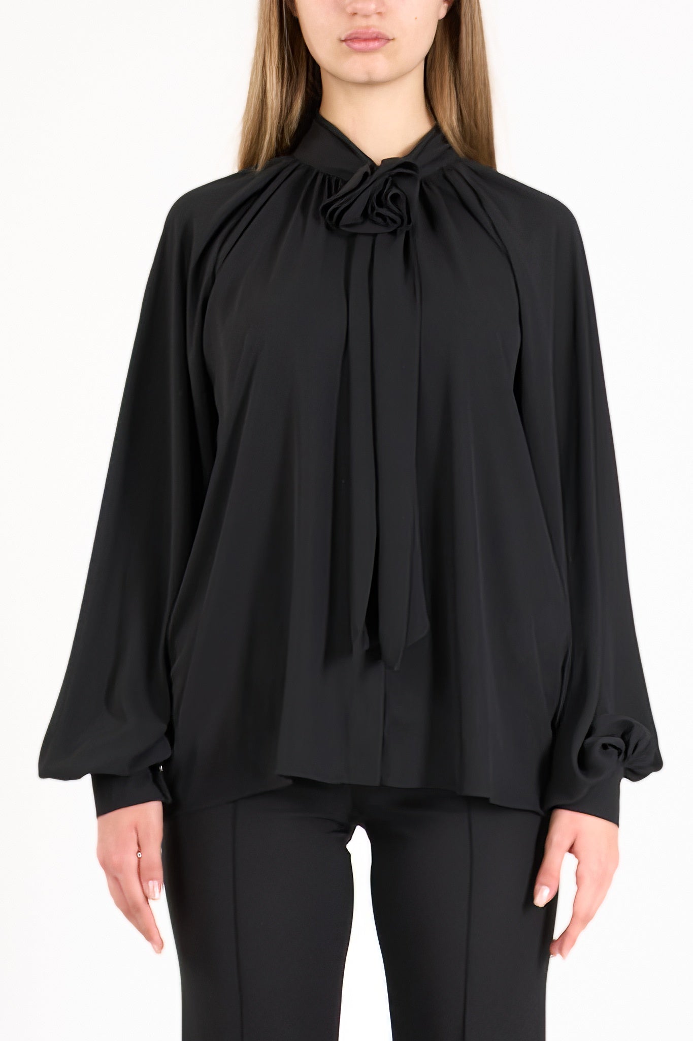 camicia in chiffon