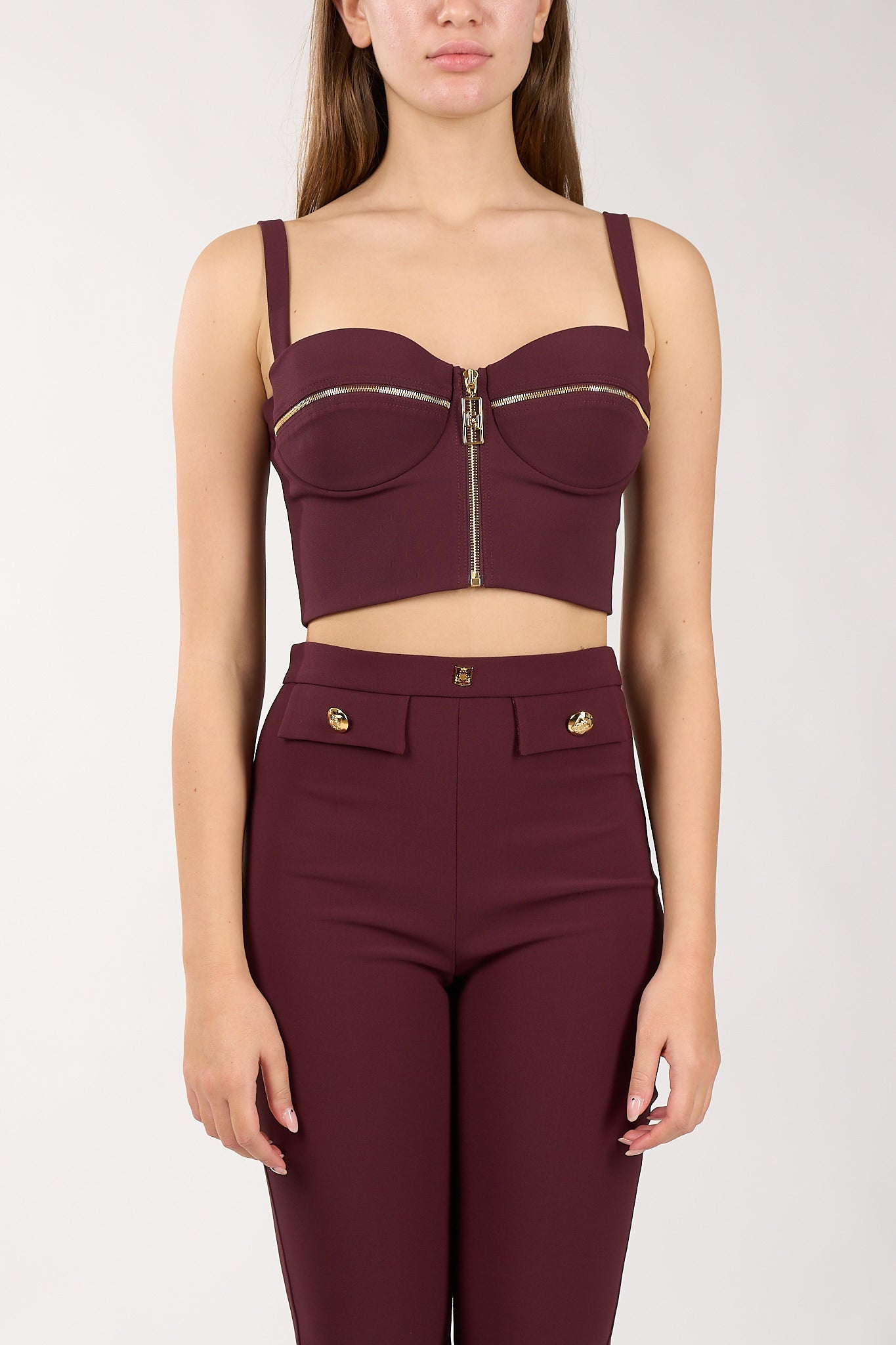 ELISABETTA FRANCHI top a bustier