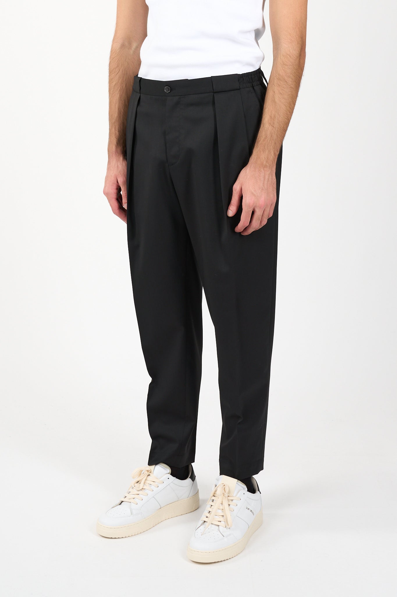 Pantaloni portobellos in misto lana