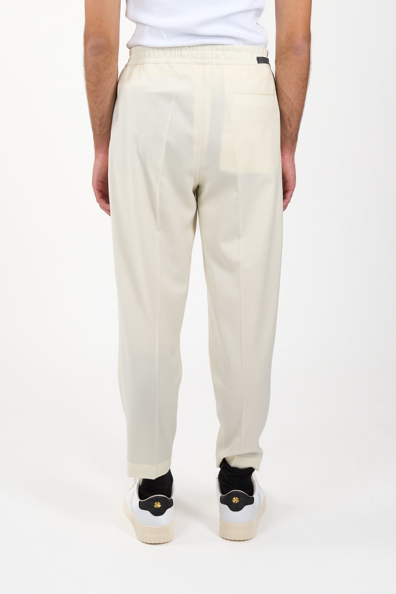 Pantaloni savoys in lana vergine