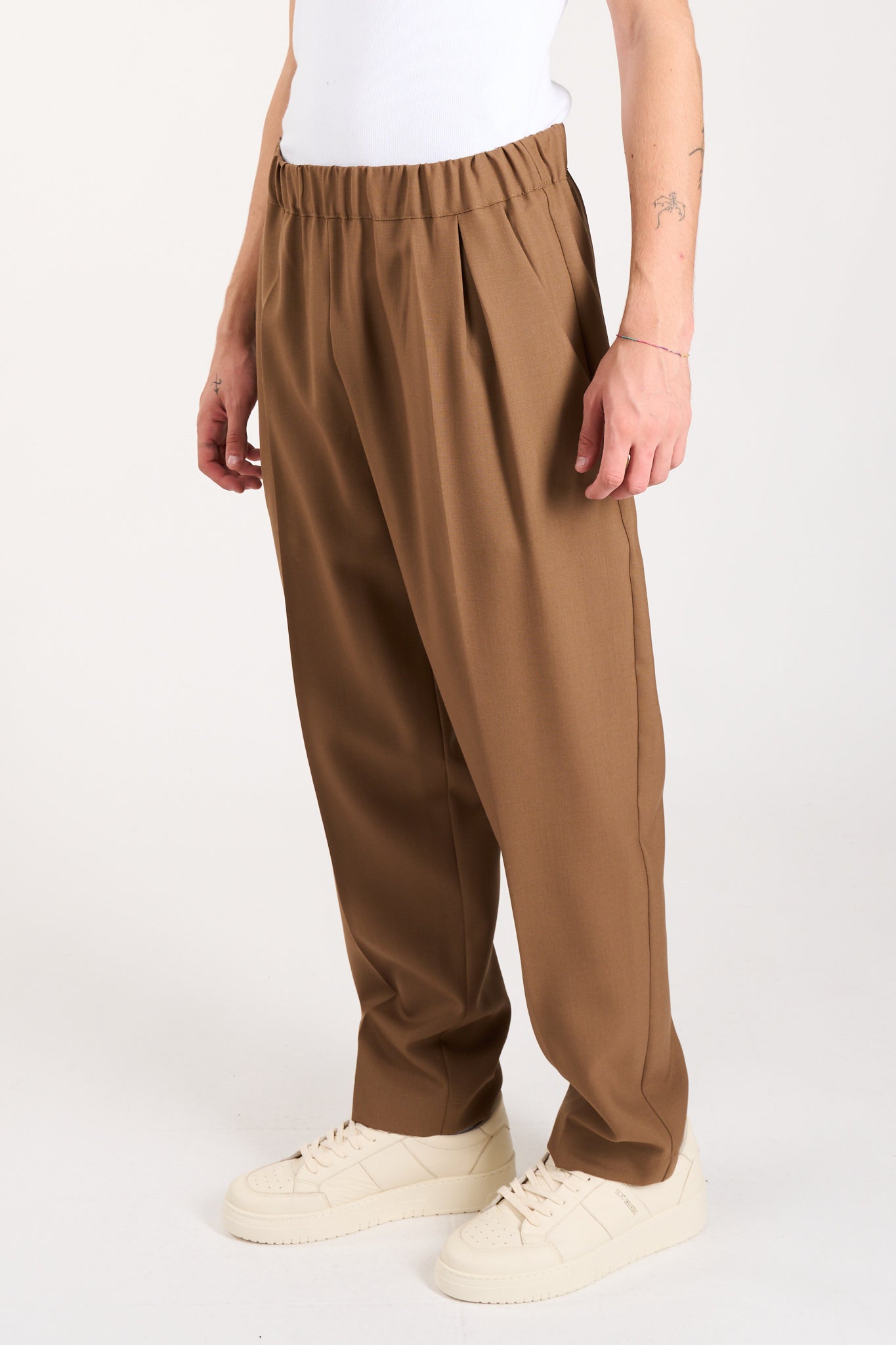 Pantaloni in flanella rasata