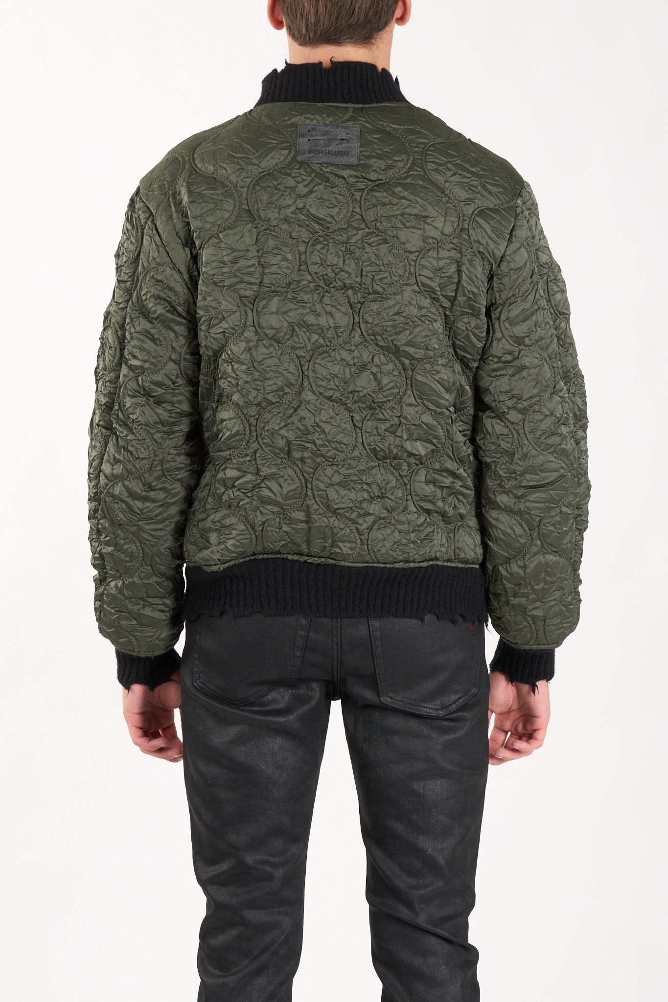 Bomber in pelle reversibile