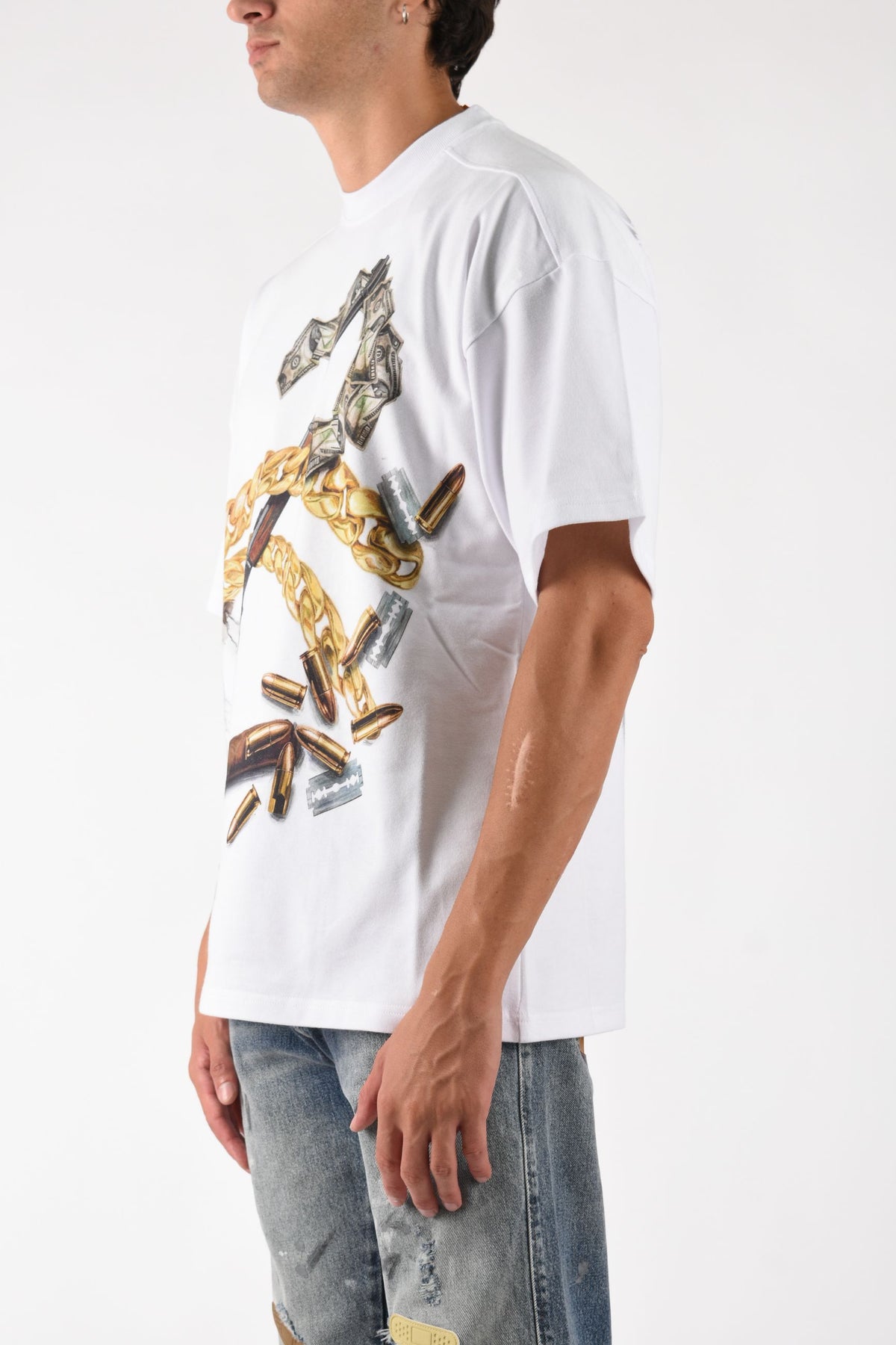 T-shirt the new boy gun DFM54047TJ101GR01C