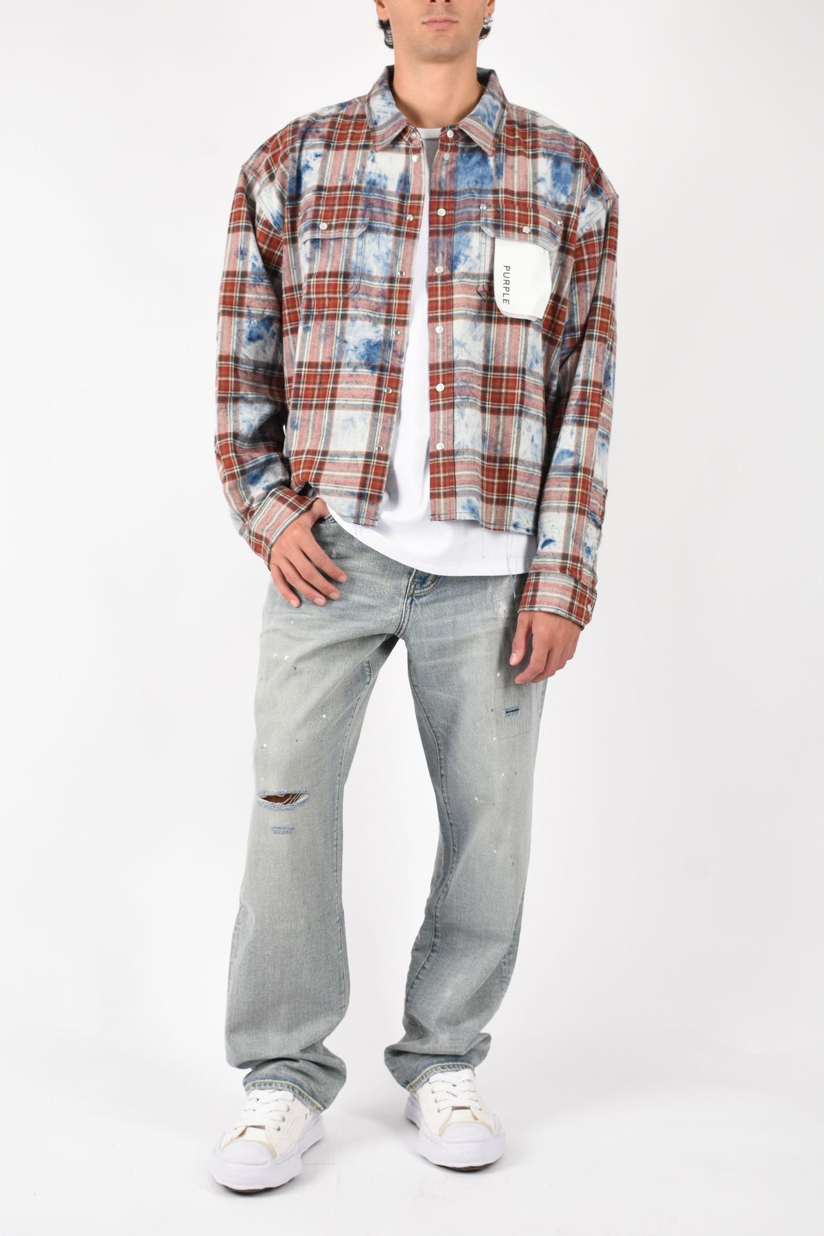 Camicia Embellished Flannel