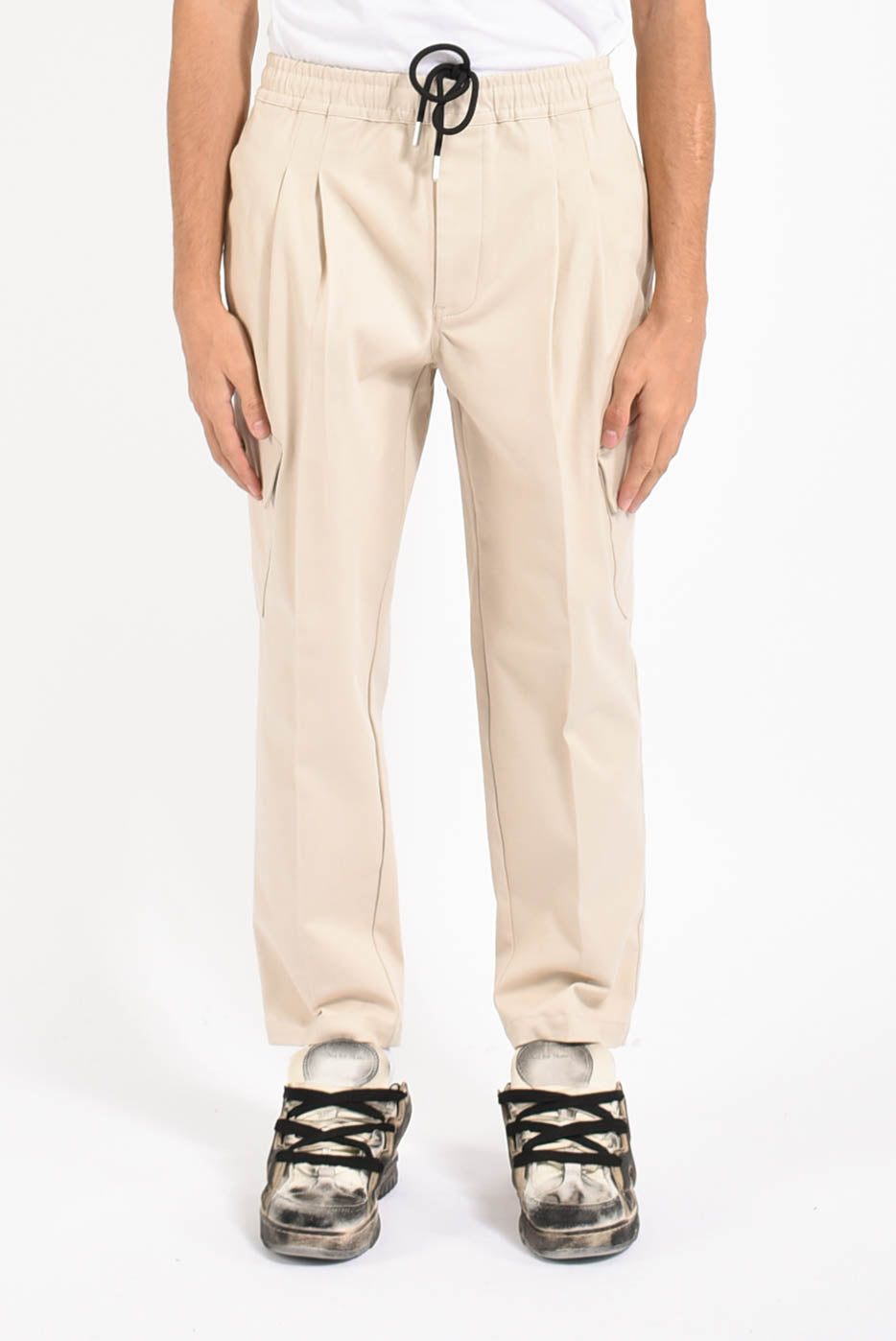 Pantaloni cargo in cotone
