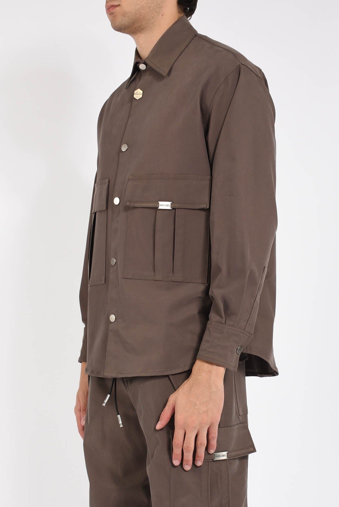 Overshirt in viscosa
