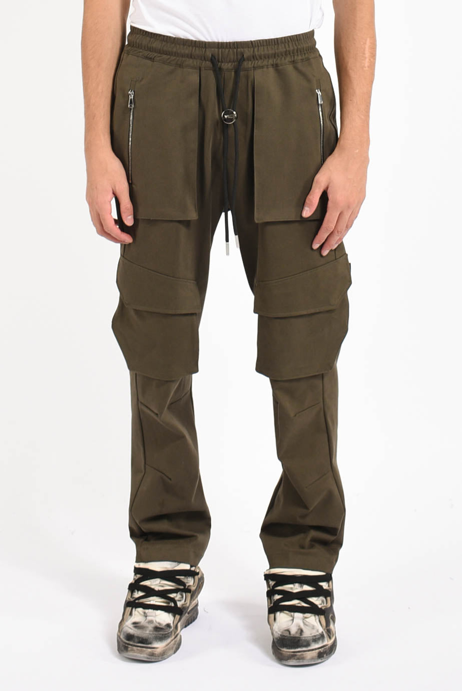 Pantaloni cargo in cotone