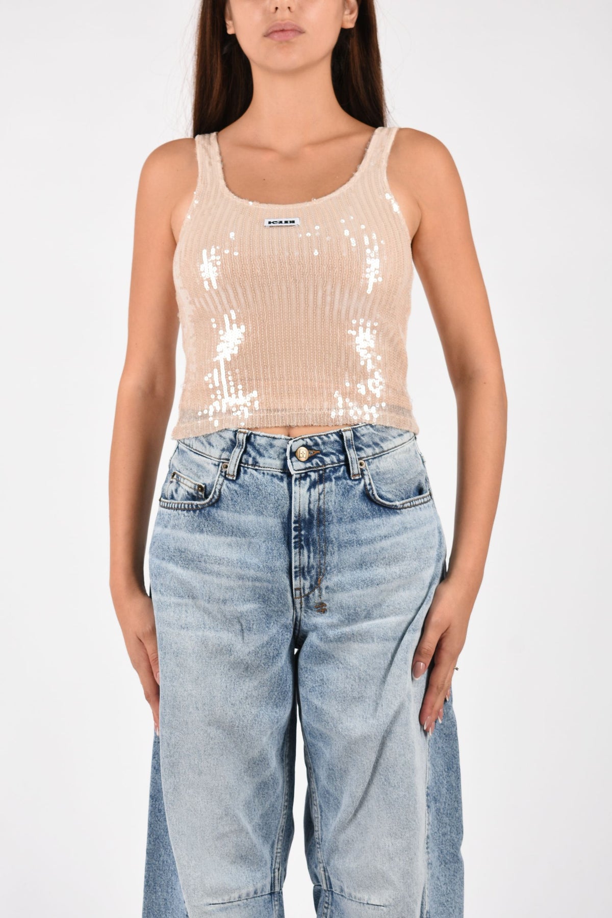 TOP CHLOE TANK NUDE SPARK WPF26TA002