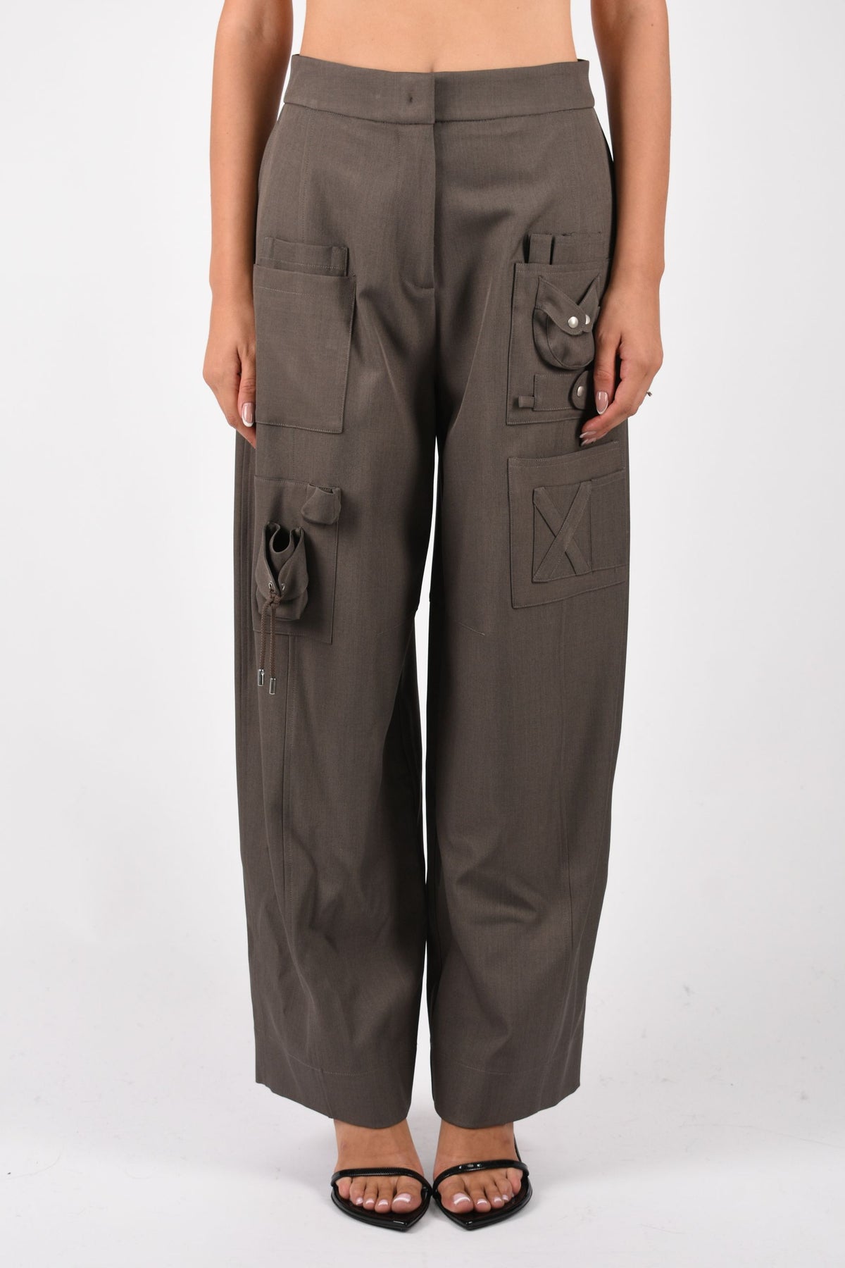 PANTALONE CON TASCHE APPLICATE M6FAH4