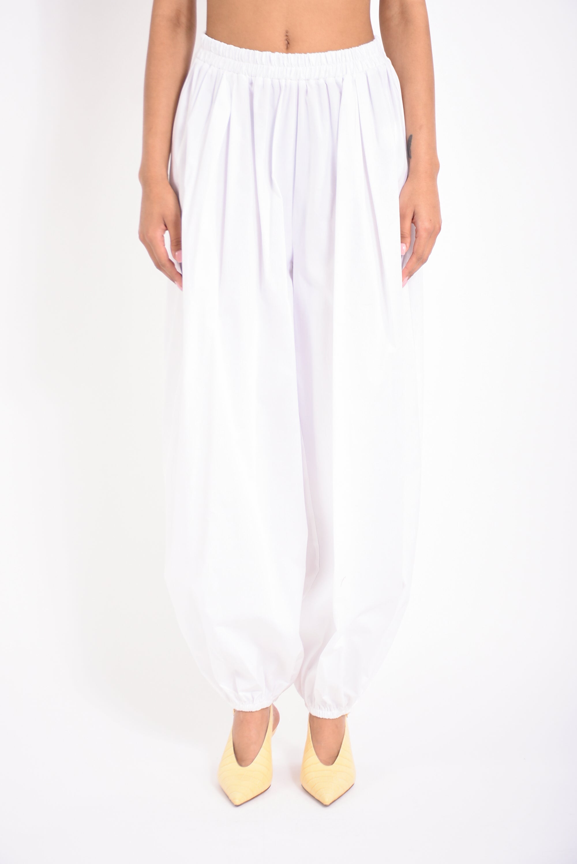 pantaloni ballon in cotone