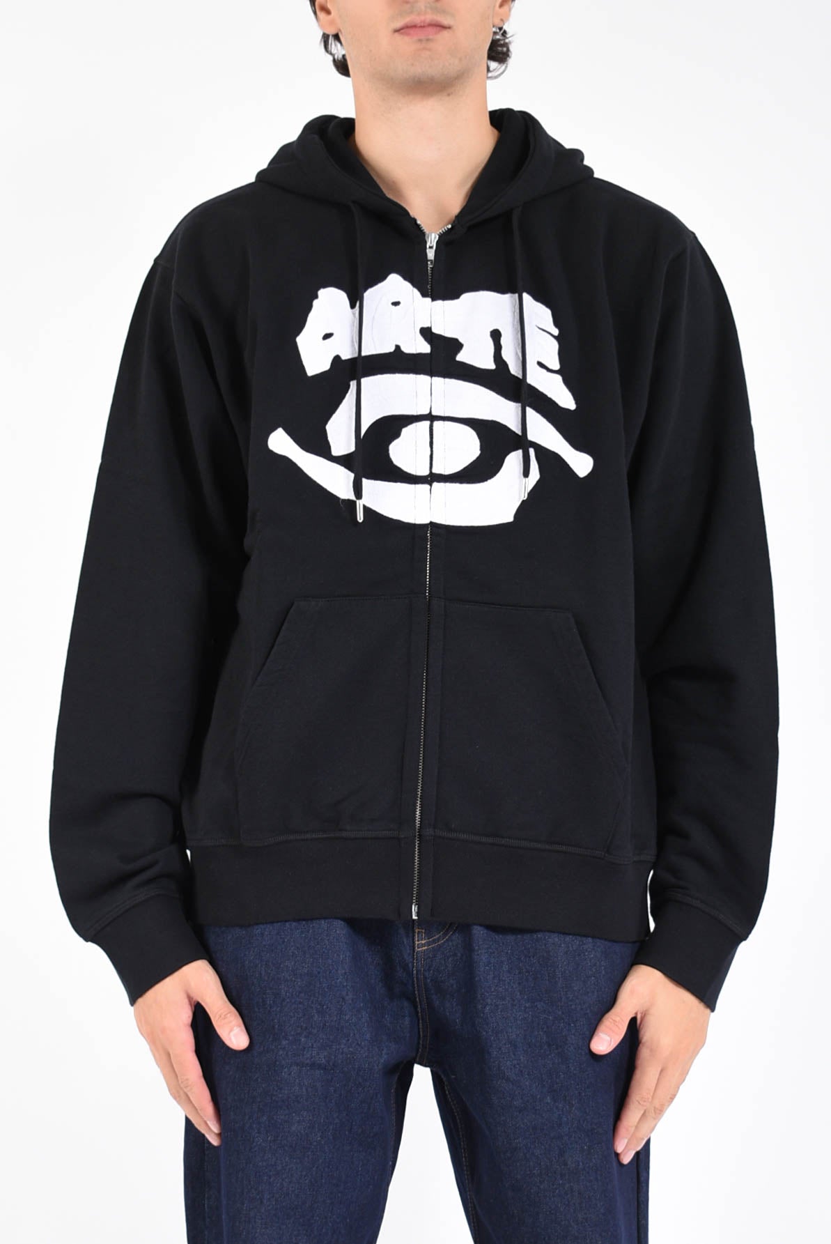 felpa con cappuccio Eye Front Zip