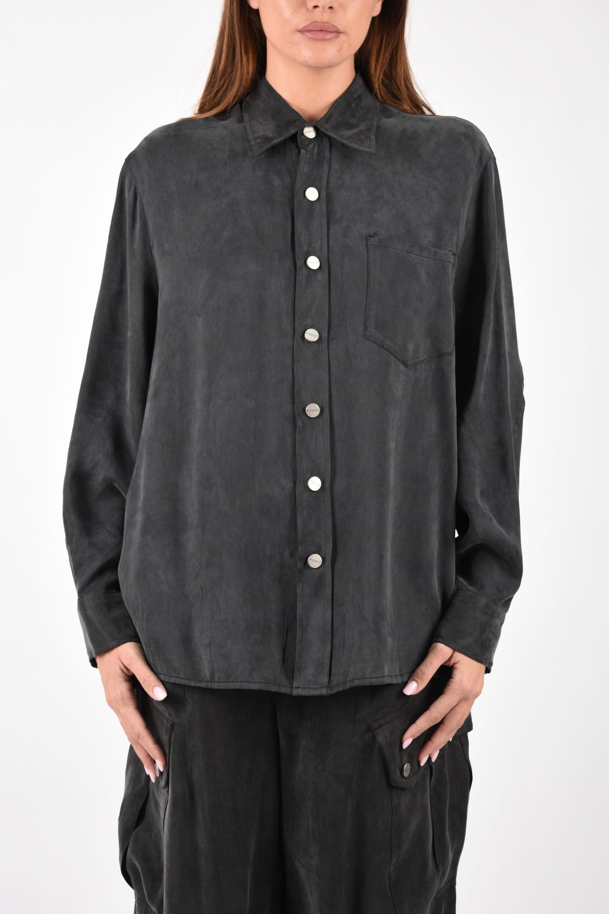 Camicia in twill mano pesca 107169A3F8