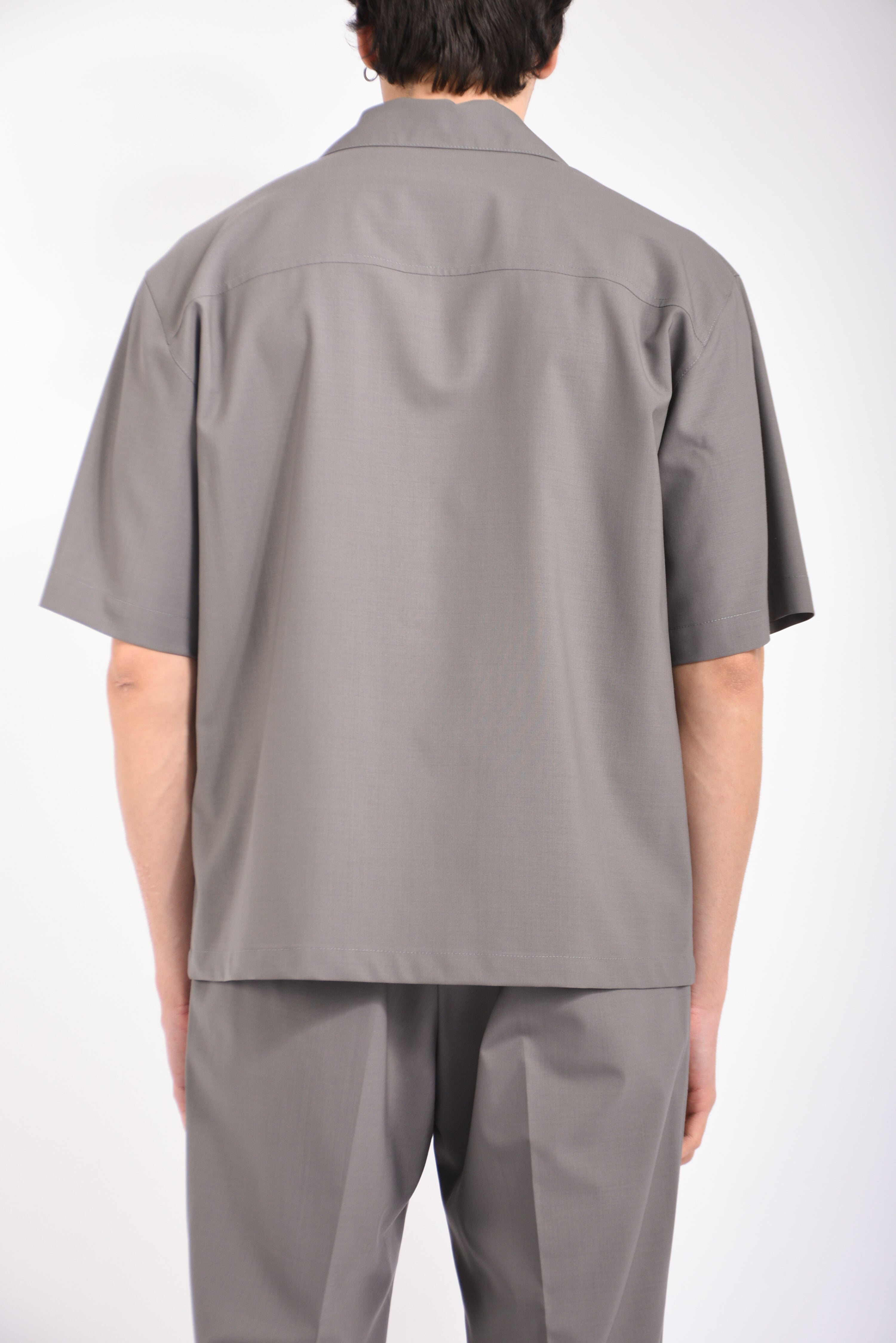 Camicia micky  in fresco lana