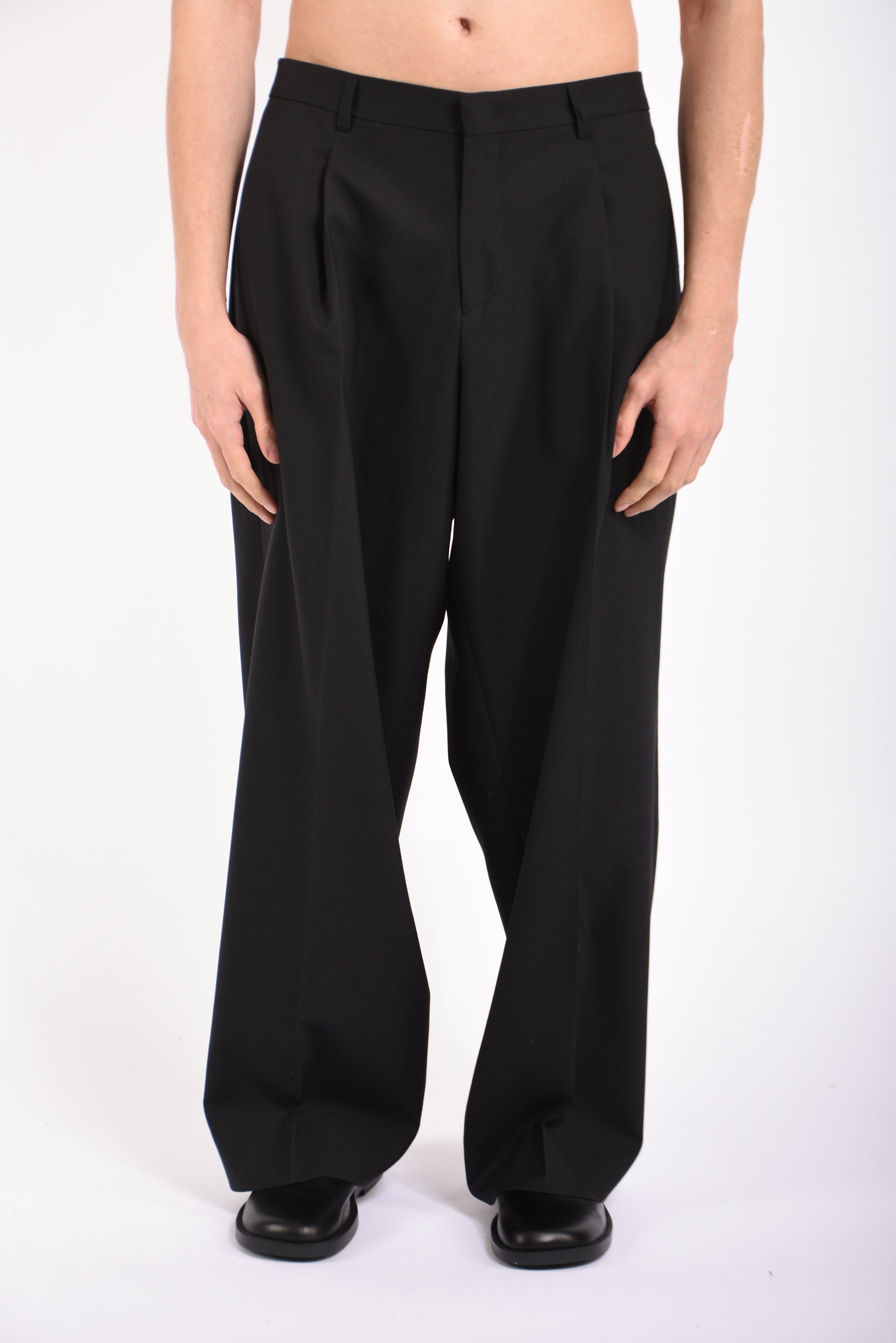 Pantaloni SMP in fresco lana