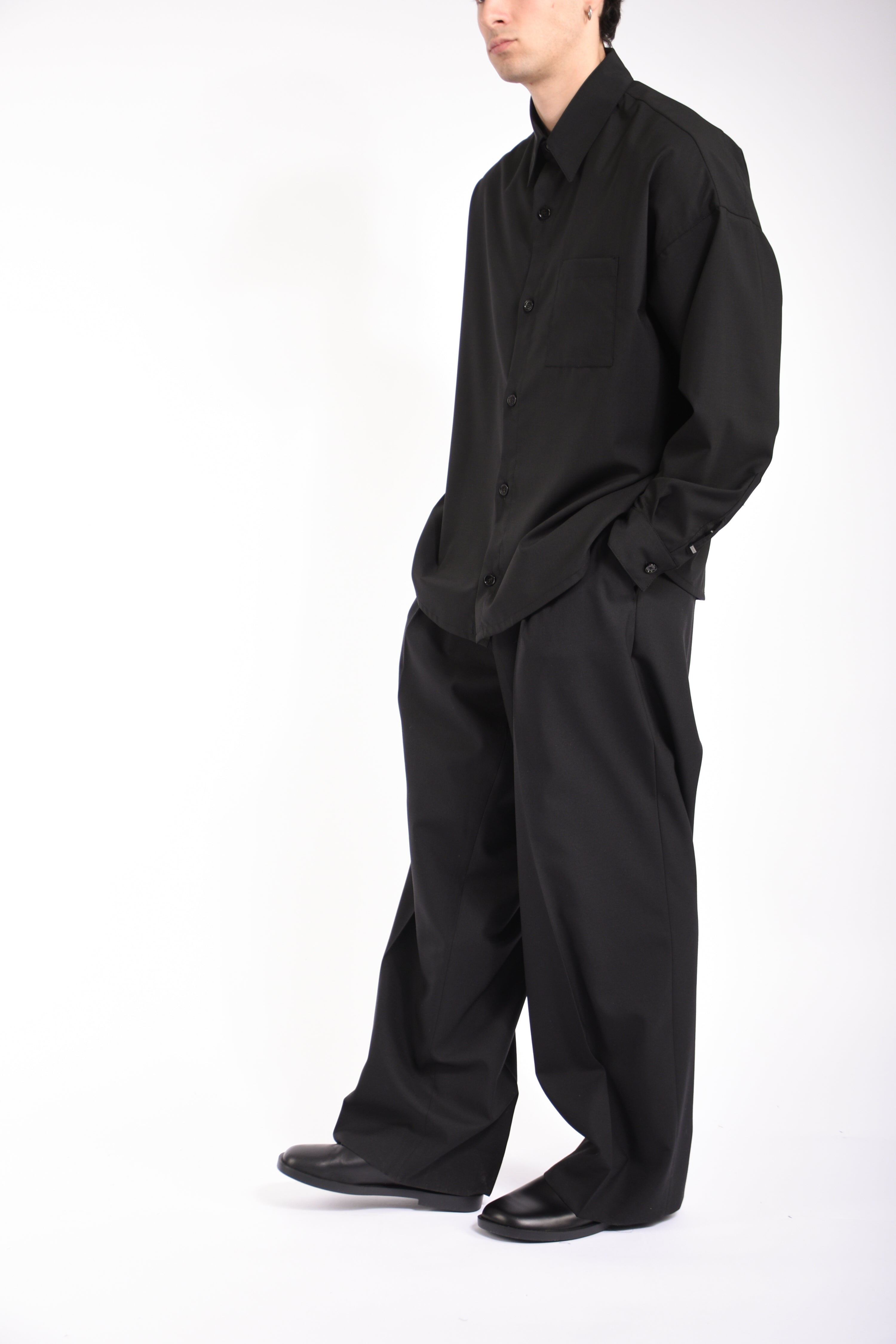 Pantaloni SMP in fresco lana