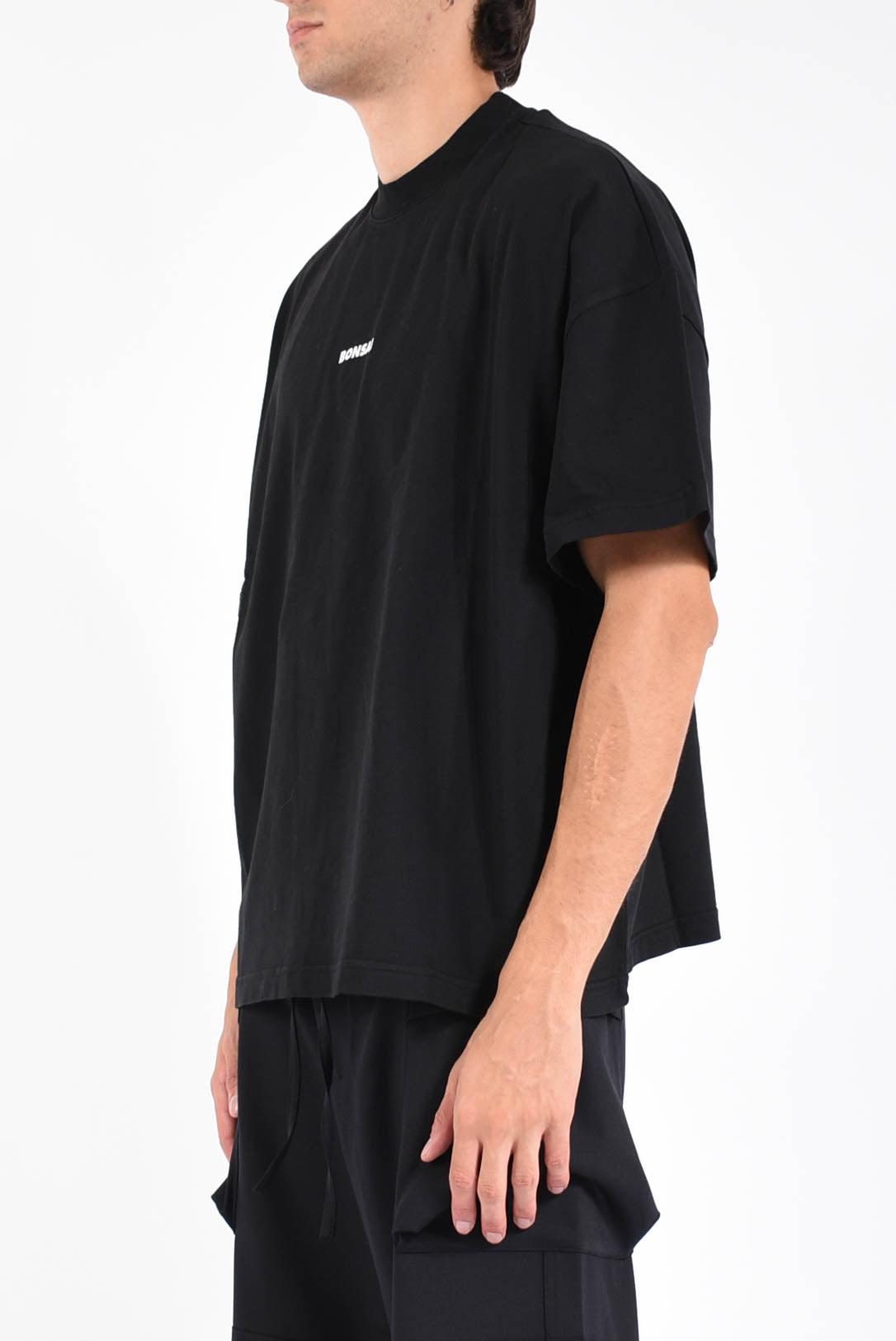 t-shirt in cotone boxlogo tee