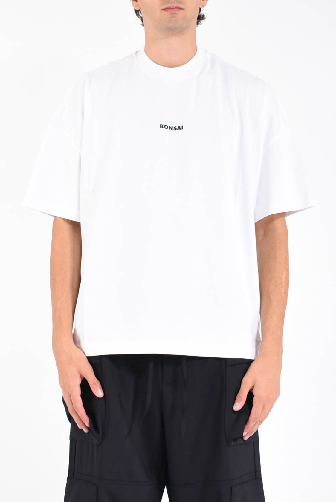 t-shirt in cotone boxlogo tee
