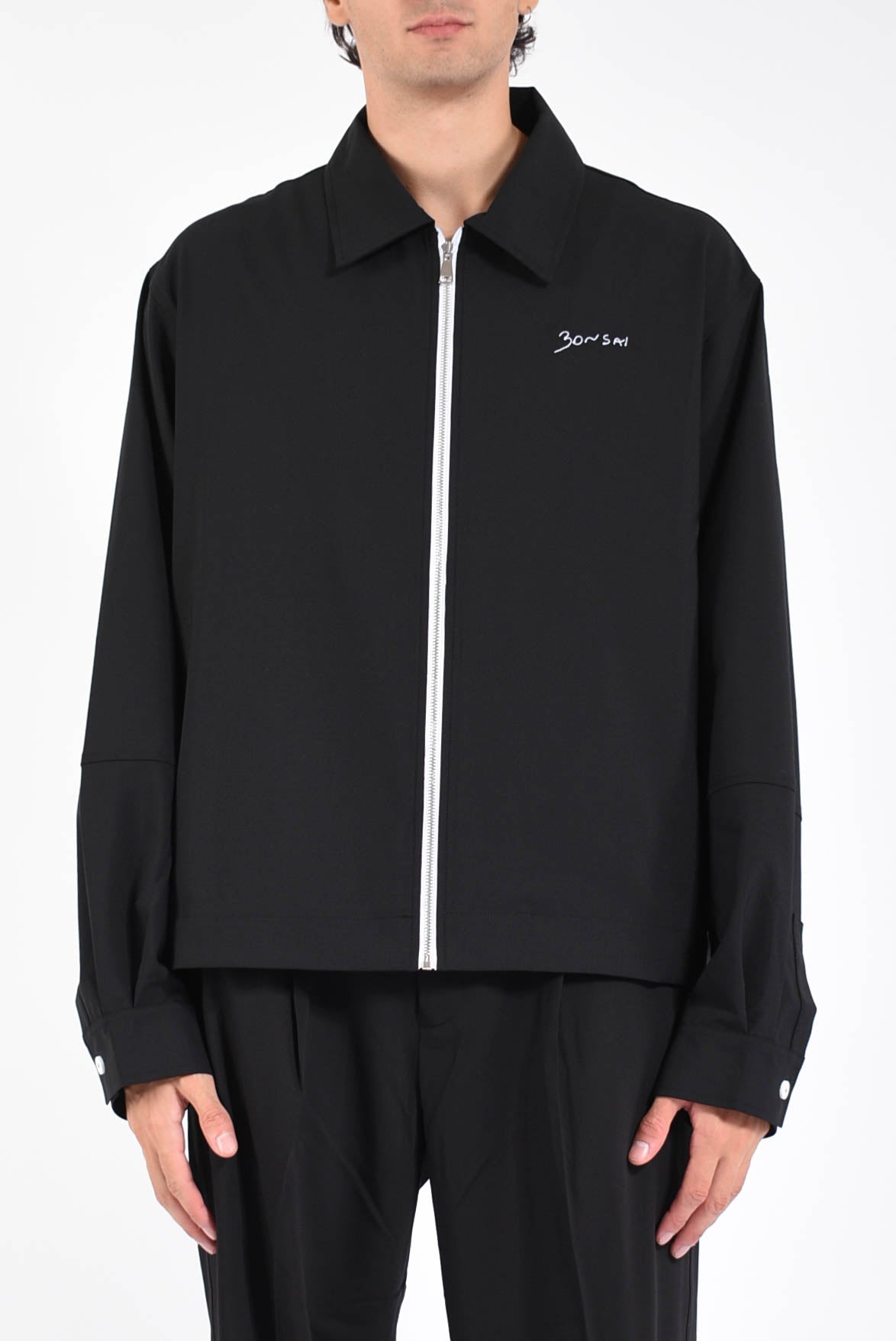 overshirt EMBROIDERY LOGO ZIP