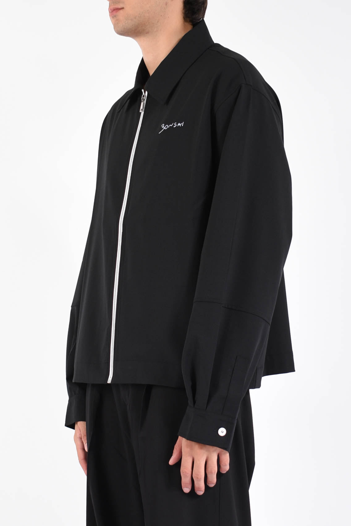 overshirt EMBROIDERY LOGO ZIP