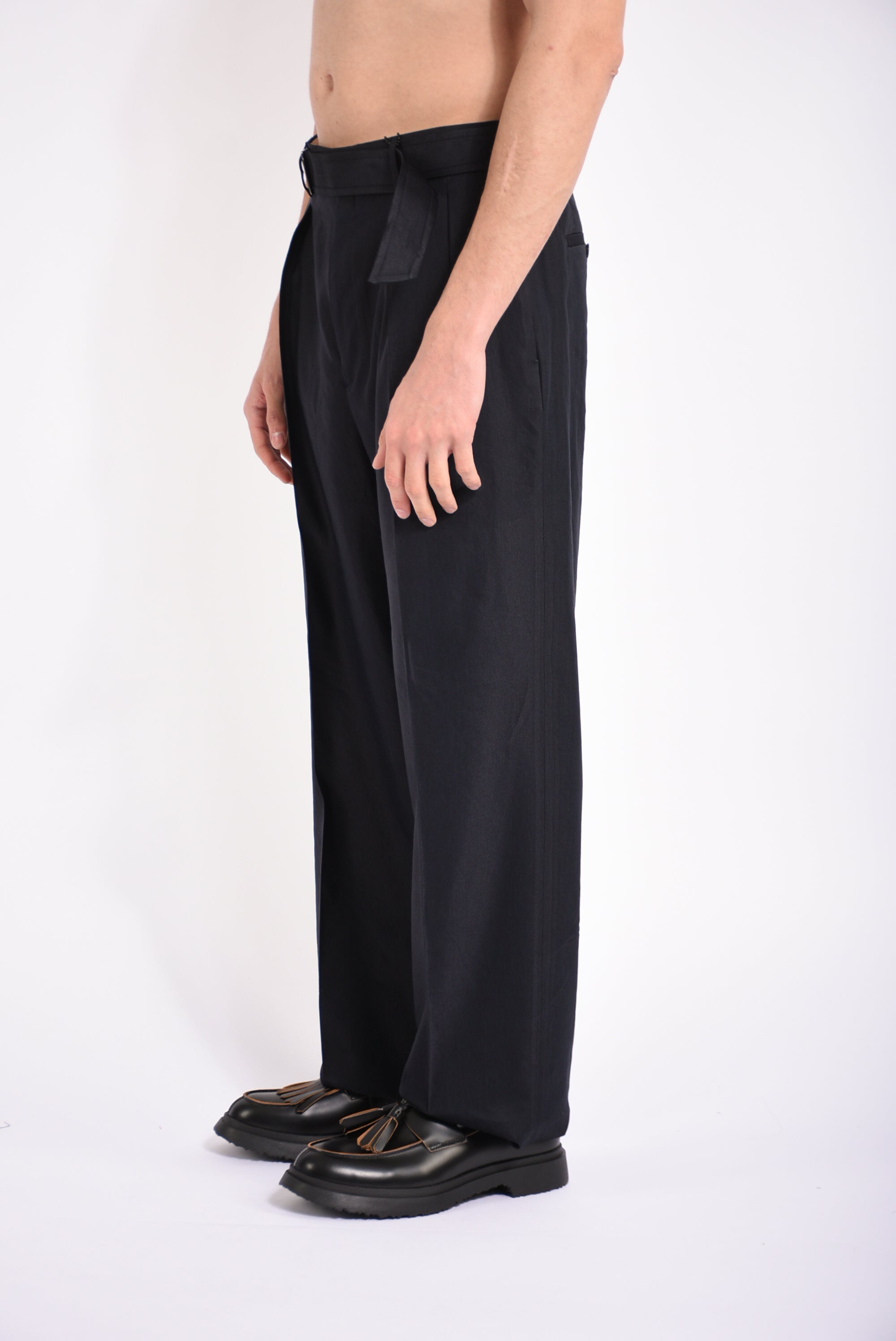 Pantaloni in misto lino