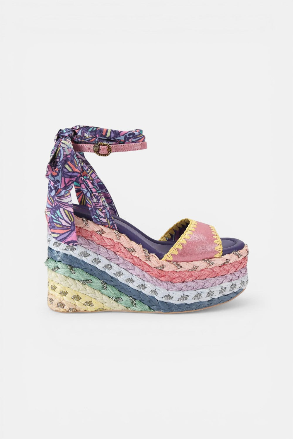 sandali con zeppa chelsea scarf wedge