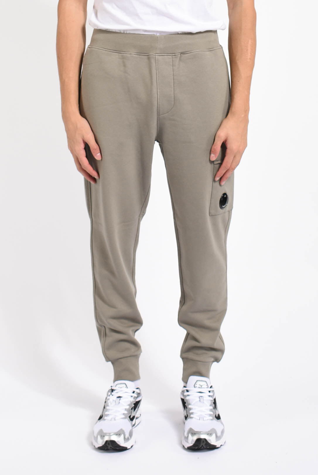 Pantaloni in felpa diagonale