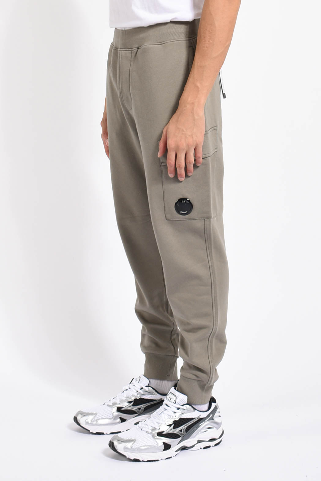 Pantaloni in felpa diagonale