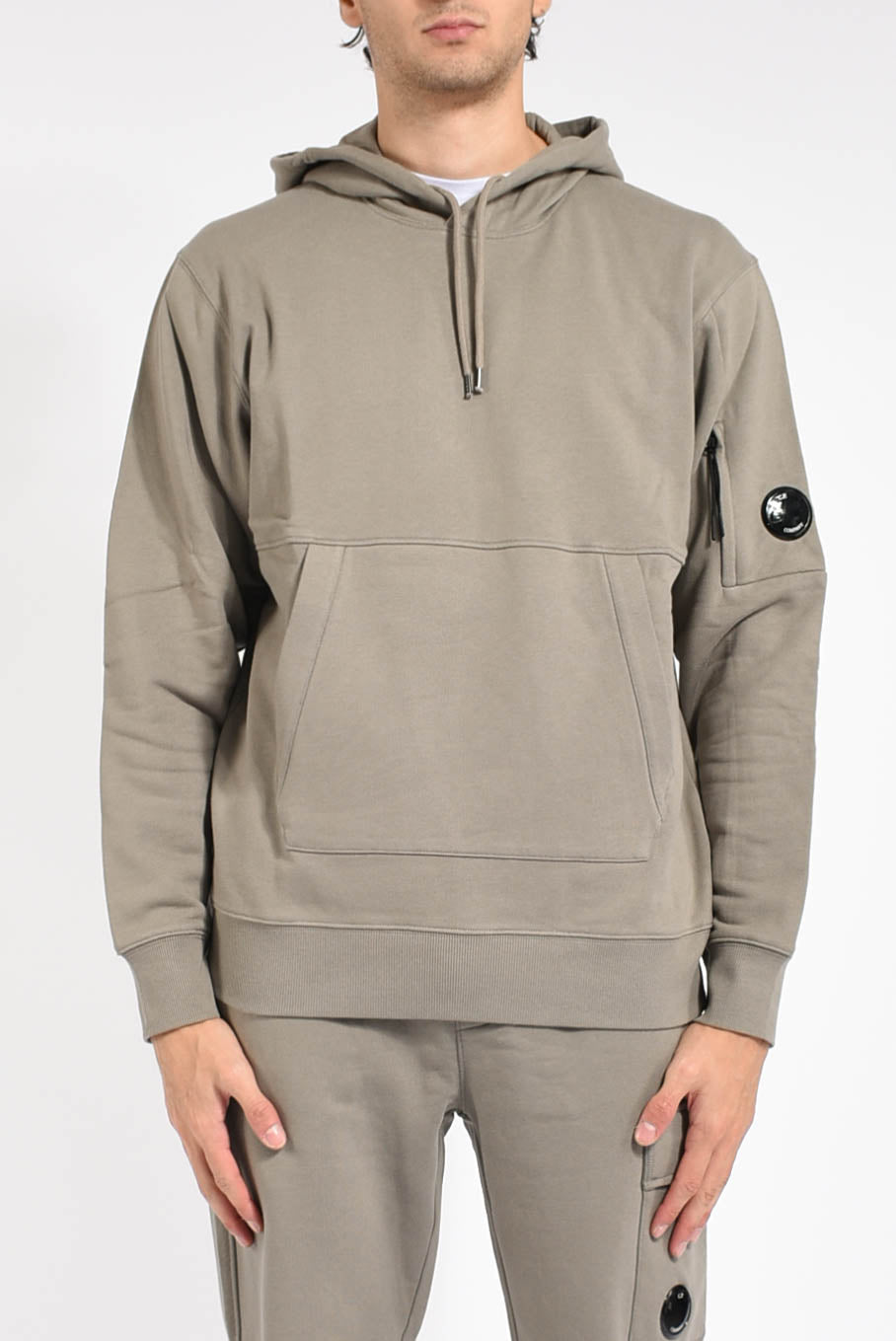 Felpa LENS in cotone diagonale