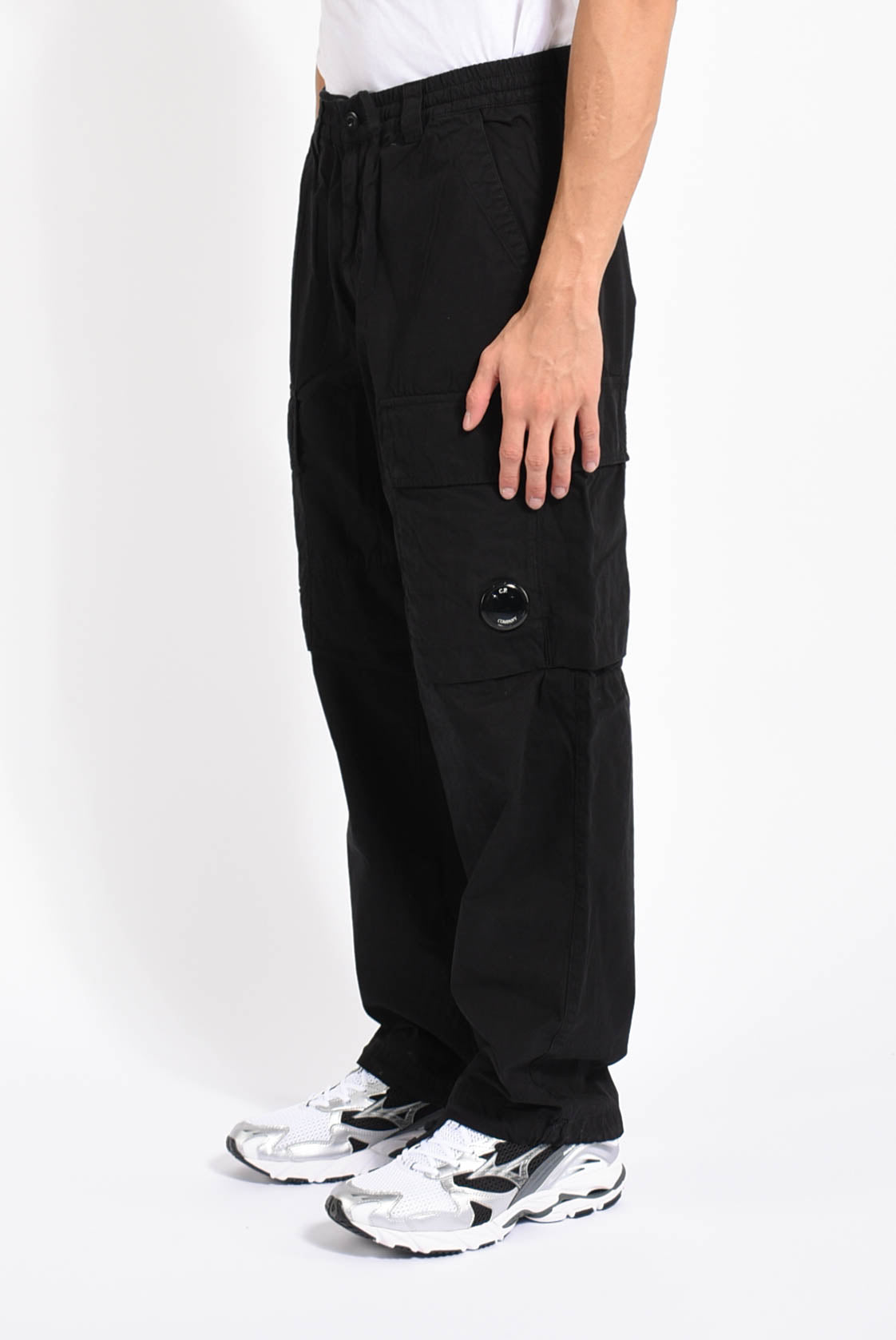 Pantaloni cargo boxy in microreps