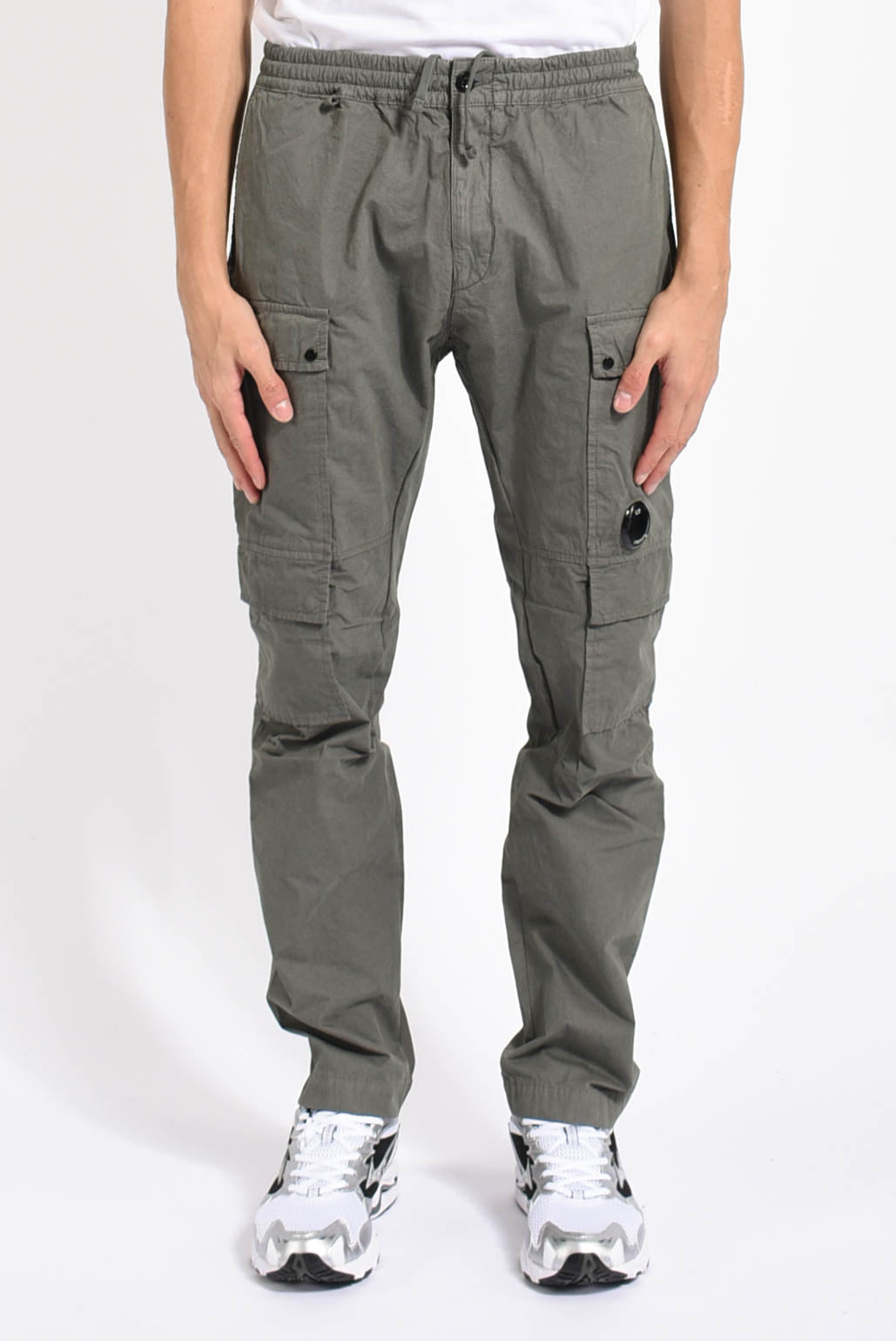 Pantaloni cargo in microreps
