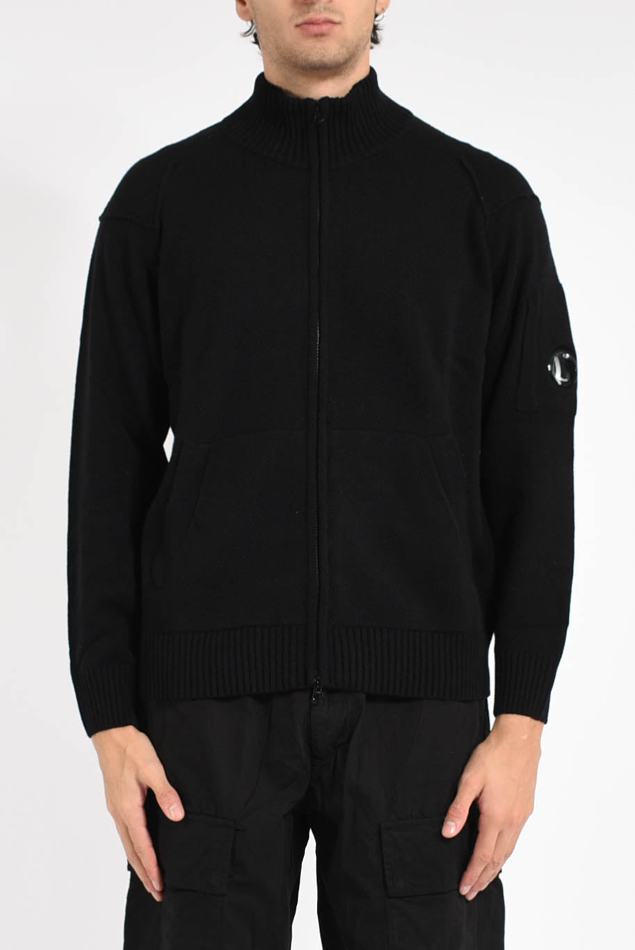 Cardigan in lana d agnello