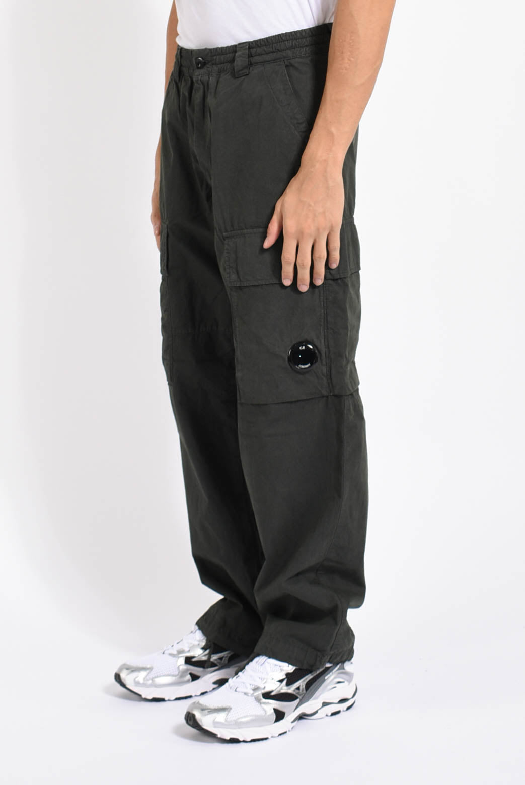 Pantaloni cargo boxy in microreps