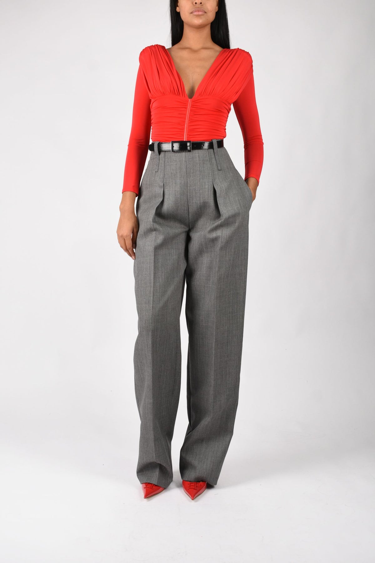 Body in jersey crêpe leggero BO04367E2