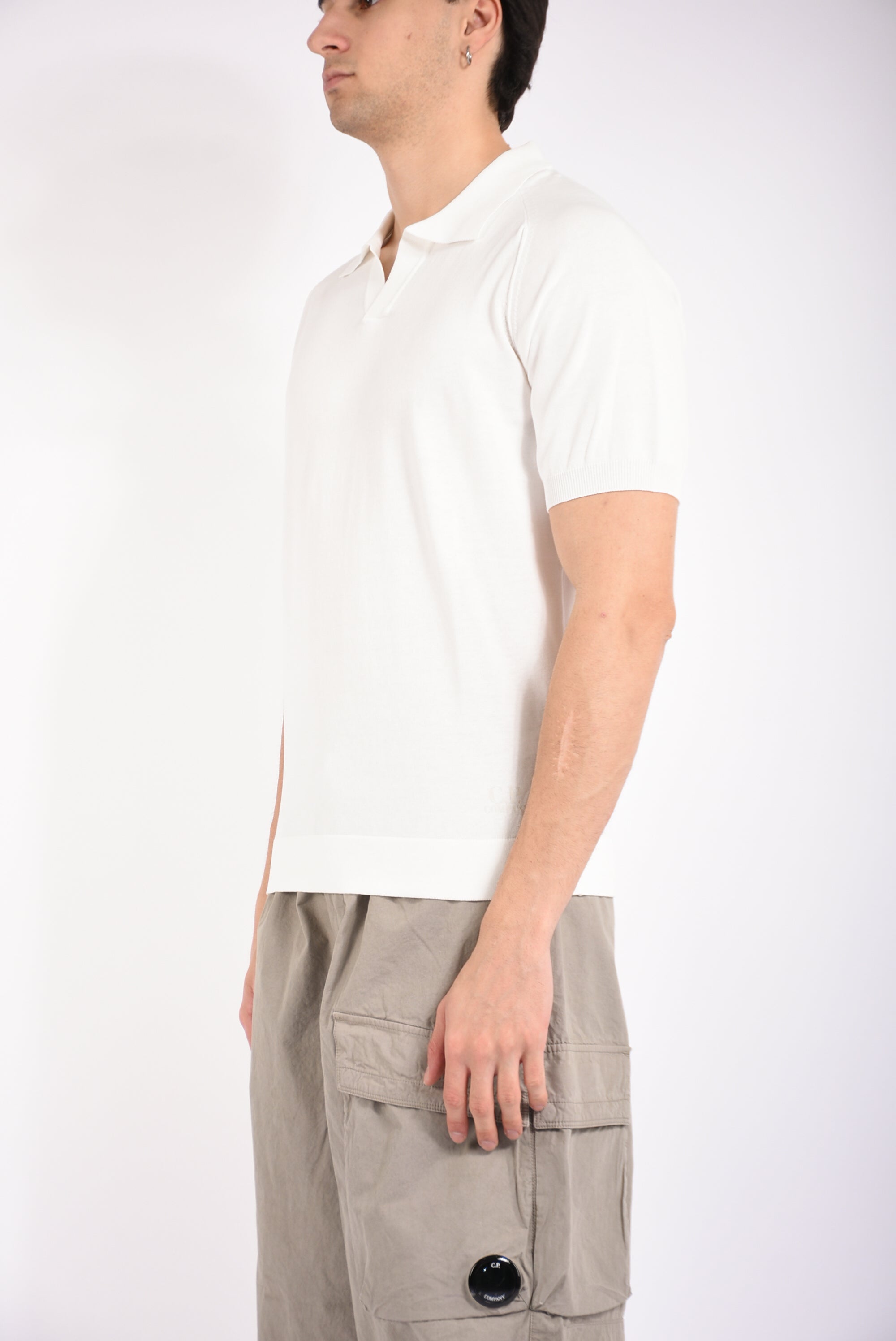 Polo cotton crepe