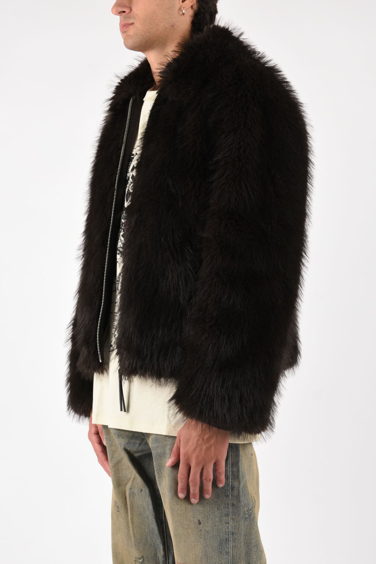 Giubbino Faux Fur Shawl