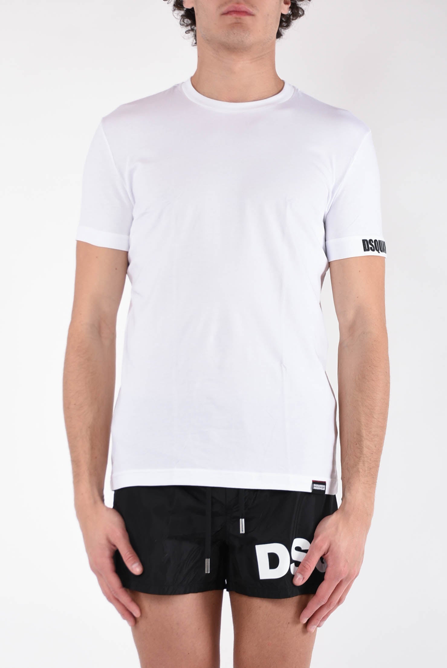 DSQUARED T-shirt con logo in cotone