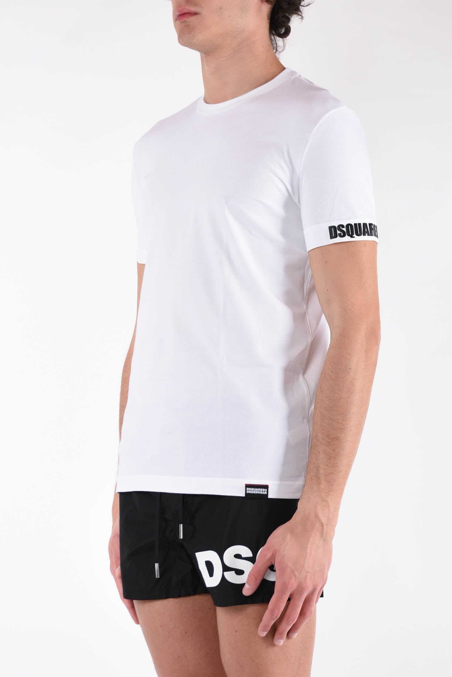 DSQUARED T-shirt con logo in cotone