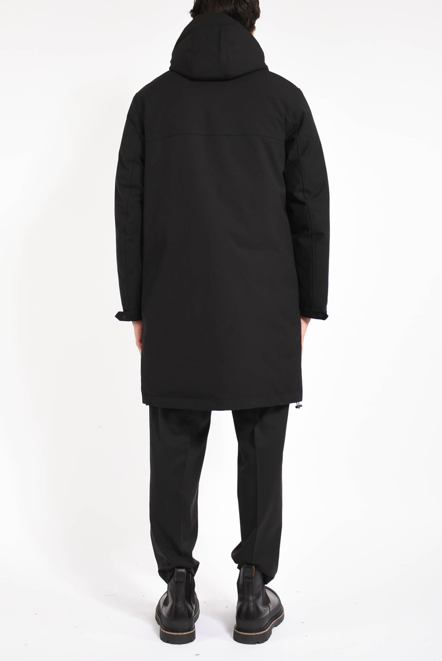 Parka reversibile in tessuto 3-Layer