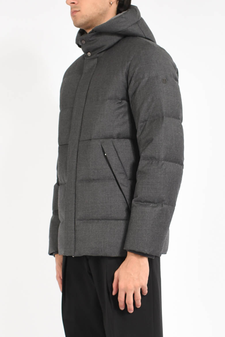 Giacca trapuntata in pura lana