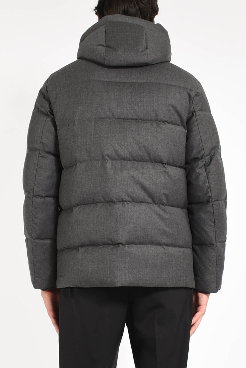 Giacca trapuntata in pura lana