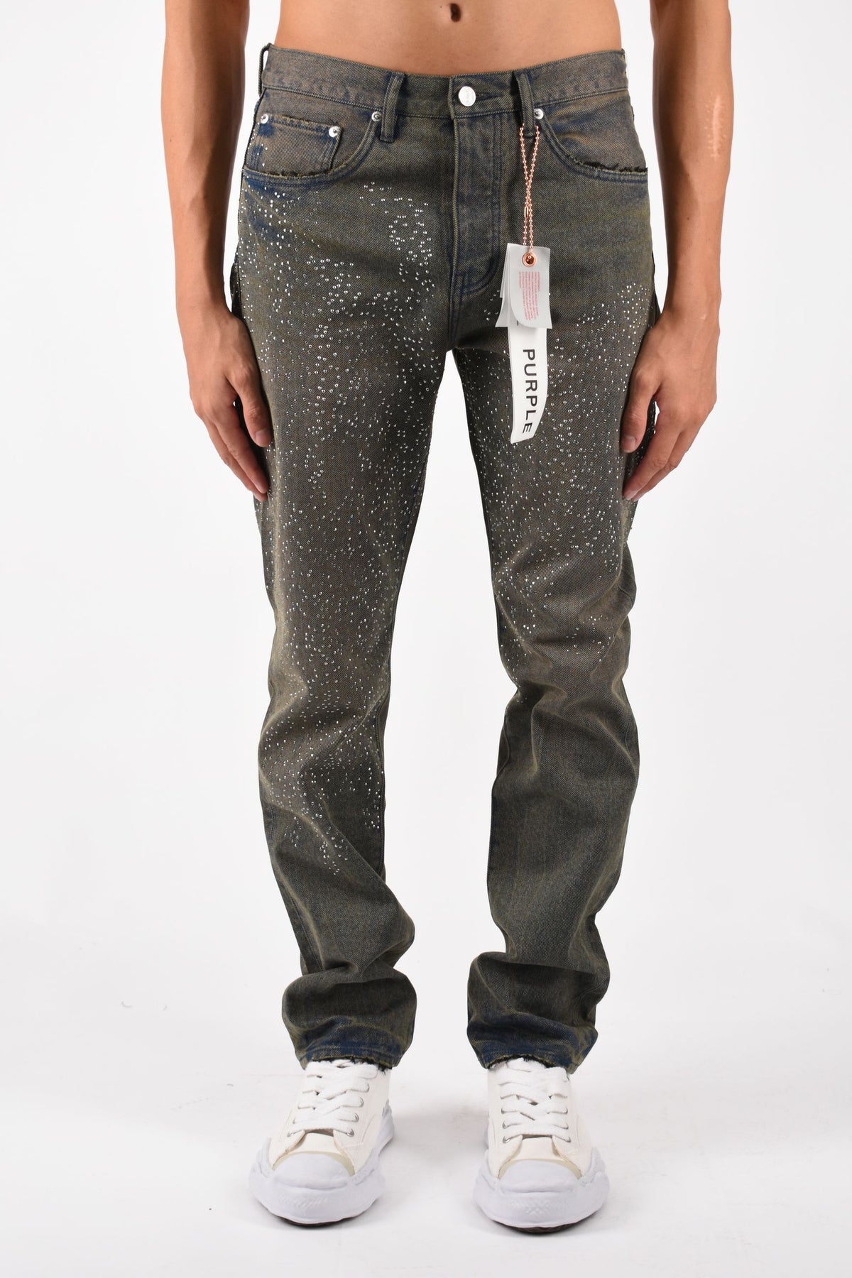 Jeans slim straight dirty wash cosmos