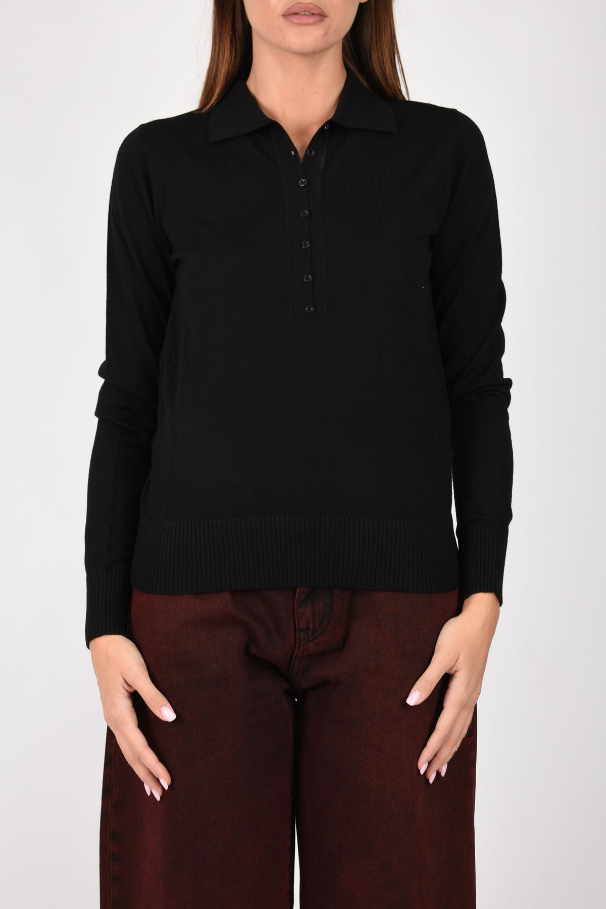 POLO IN LANA E CASHMERE 107249A3FY