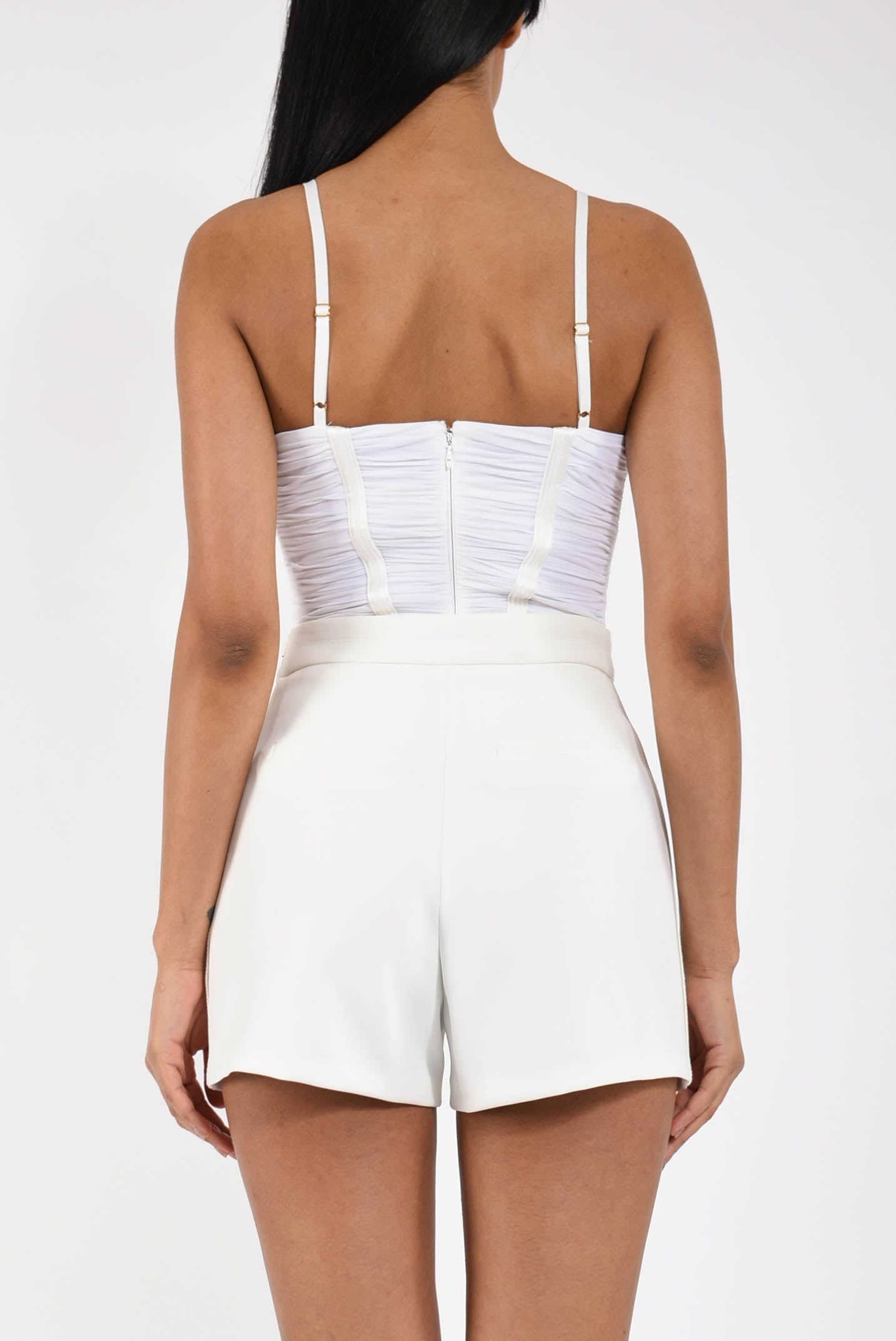 Body in jersey con placche gioiello