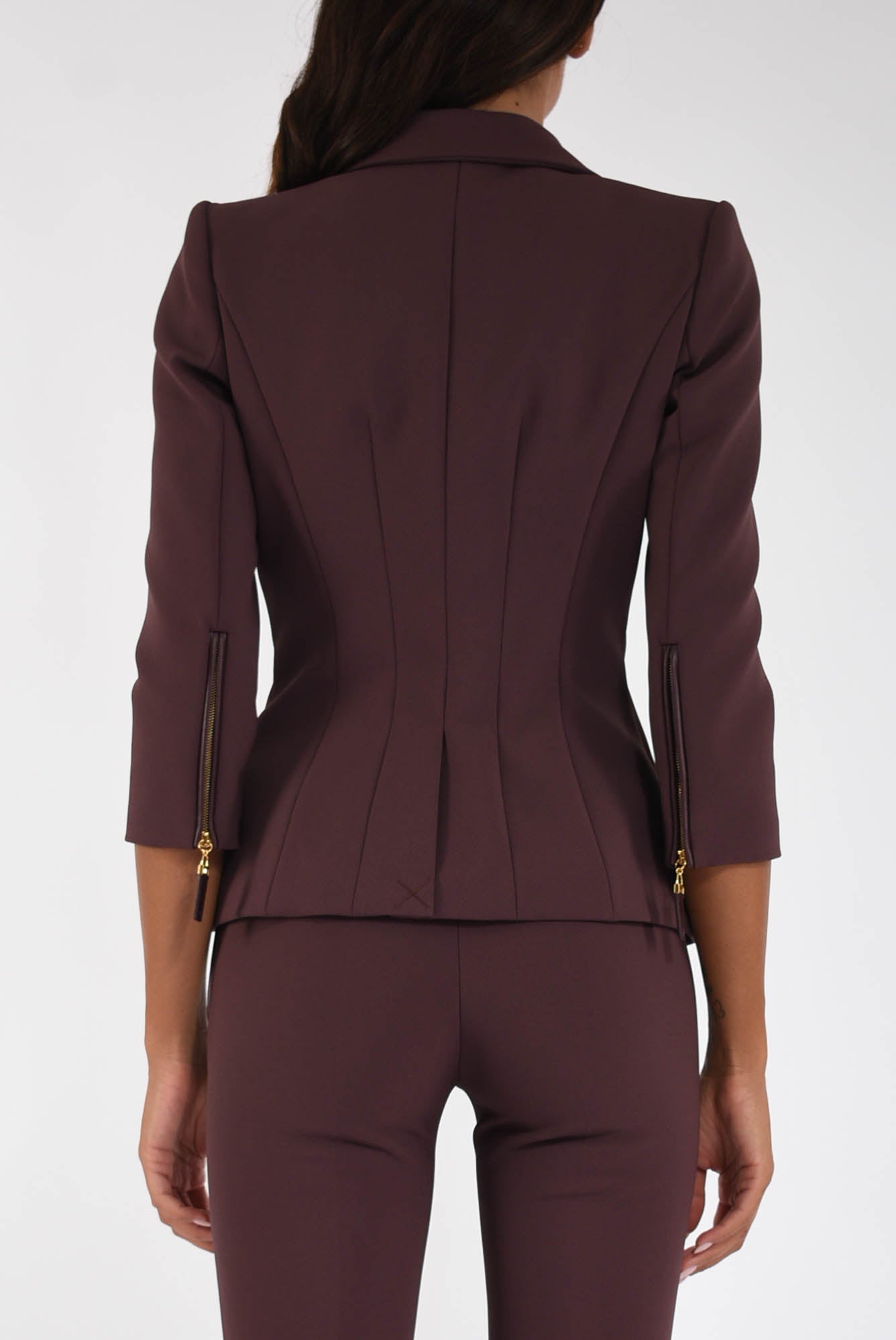 Giacca in doppio crêpe