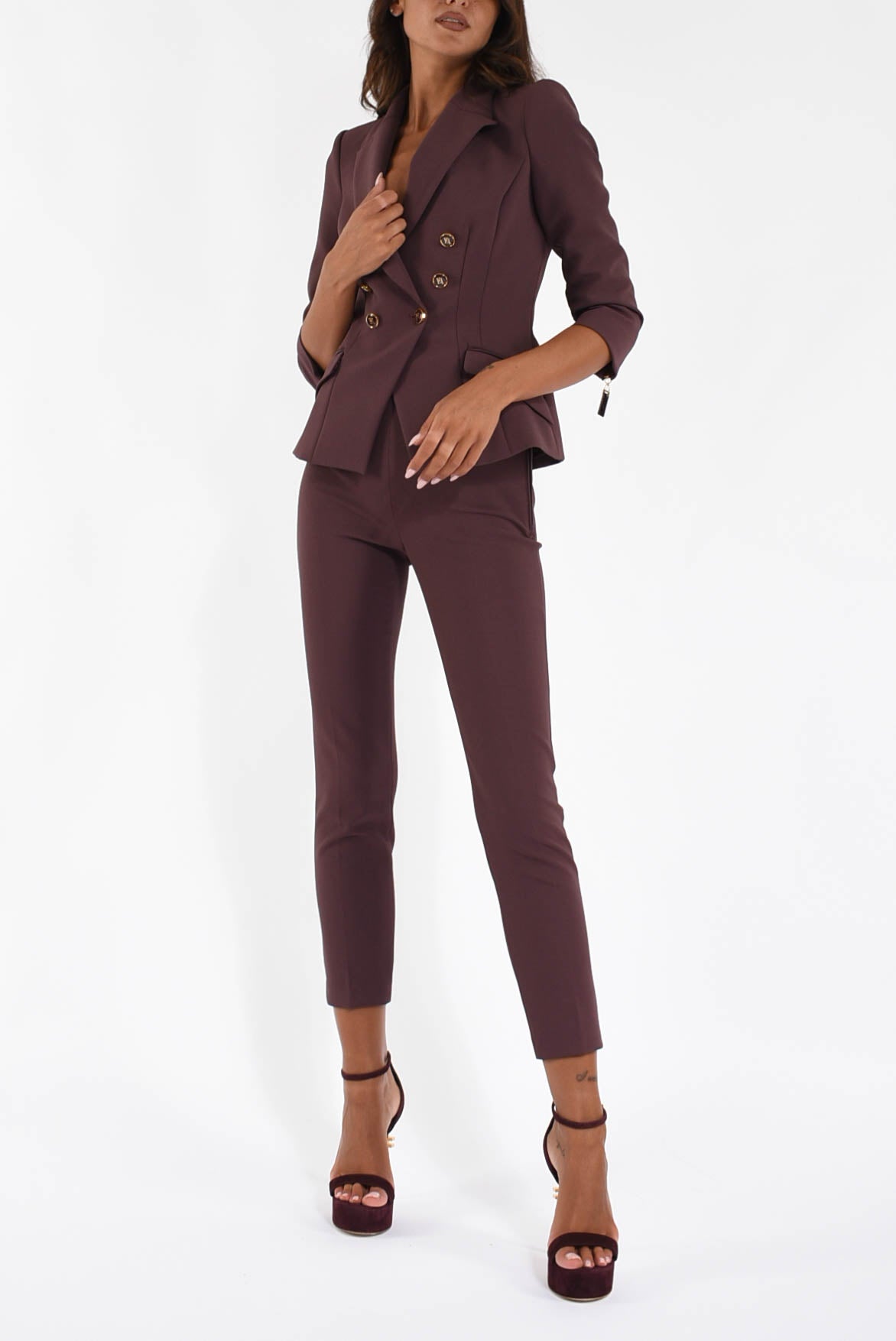 Giacca in doppio crêpe