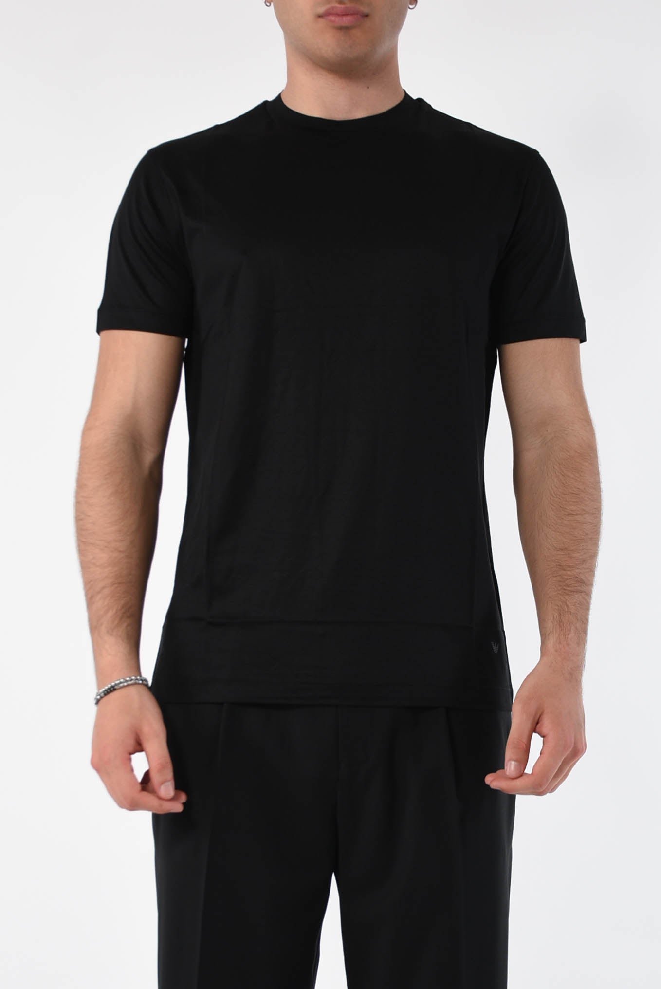 EMPORIO ARMANI T-shirt in lyocell