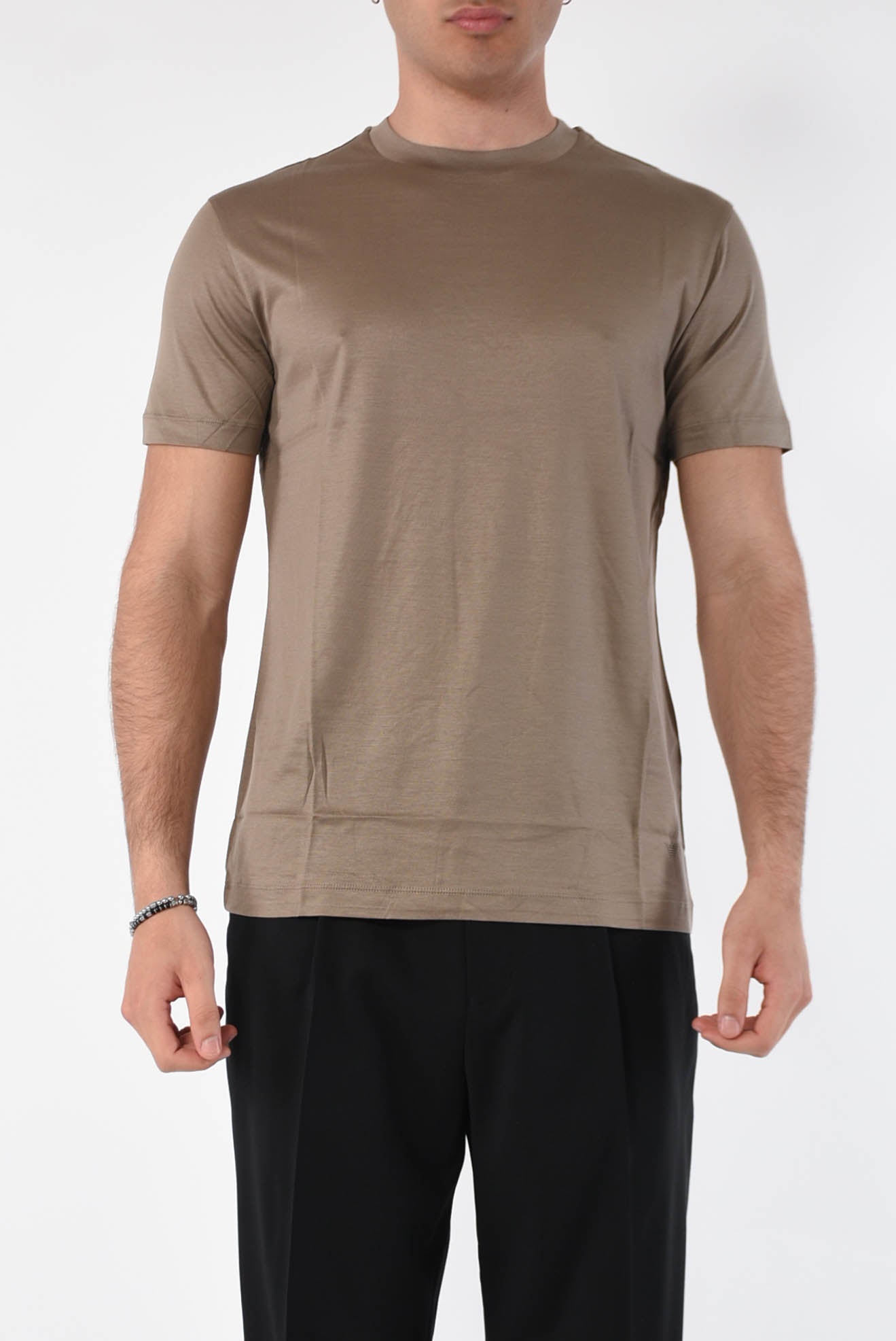 EMPORIO ARMANI T-shirt in lyocell